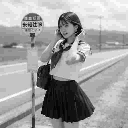 女子高生 可愛いポーズ 写真素材(AJ12)サンプル020