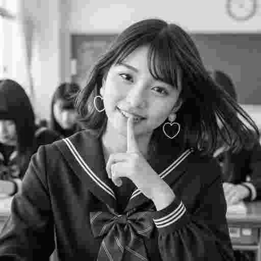 女子高生 可愛いポーズ 写真素材(AJ12)サンプル037