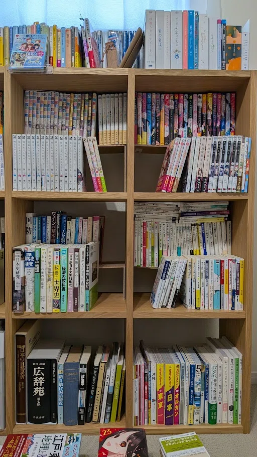 無印良品のスタッキングシェルフに本を詰め込みたい【2段化】｜あきづき