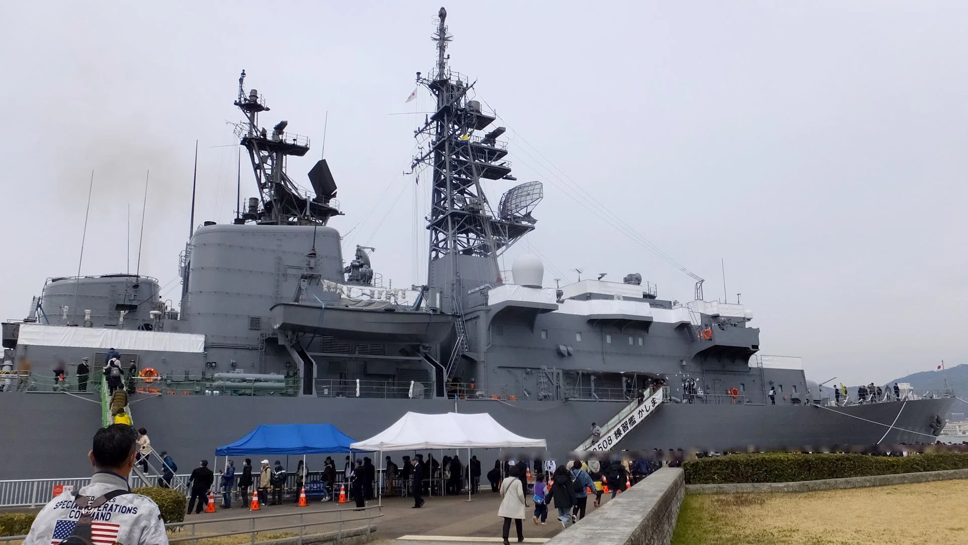海上自衛隊 練習艦・訓練支援艦 一般公開 in ポートアイランド西岸壁