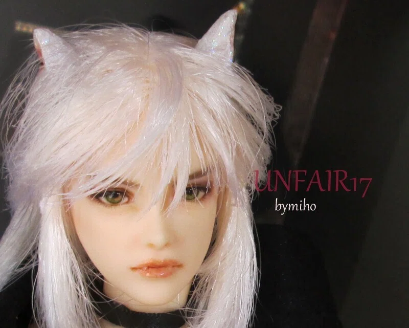 1/6カスタムドールヘッド☆UNFAIR17☆ bymiho☆六分の一男子図鑑