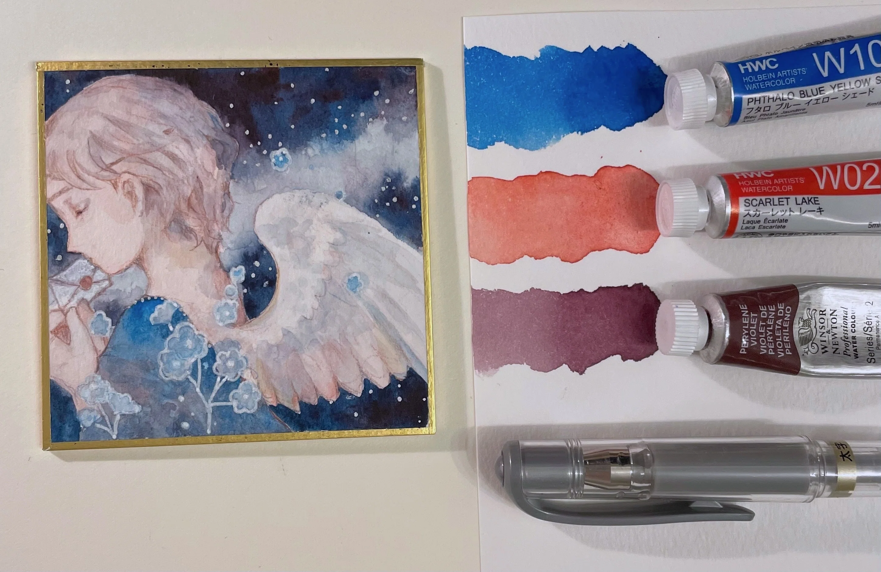 なぜ天使を描くのか？苦手から育てた大切なモチーフ｜枯葉庭園