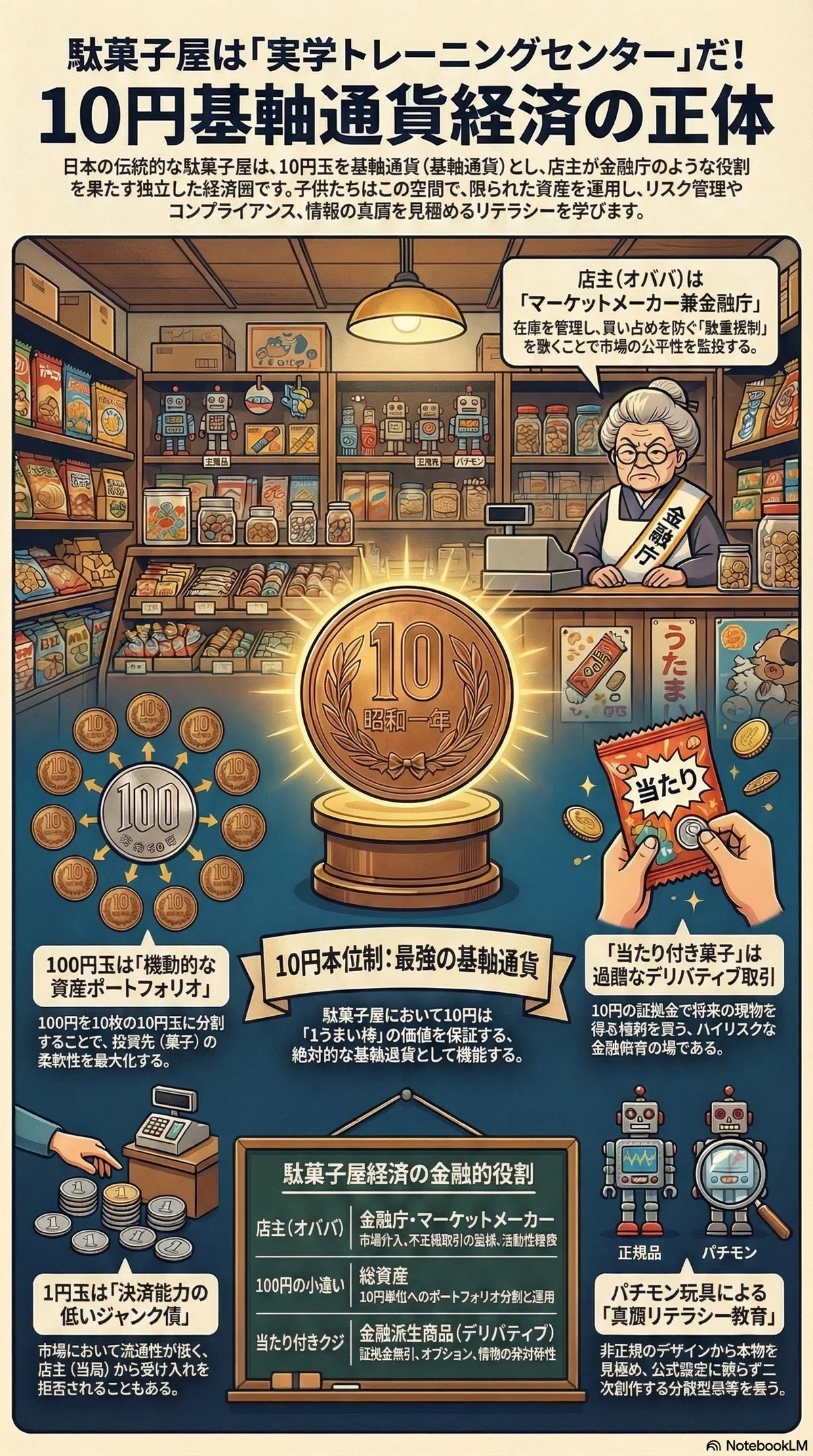 AIサブカル研究所、駄菓子屋研究図解
