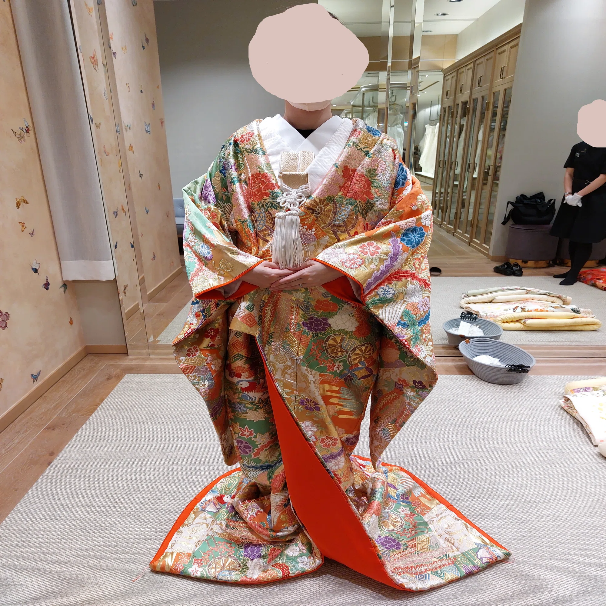 結婚式】衣装試着②「和装」フォーシス＆カンパニー（挙式4ヶ月前 