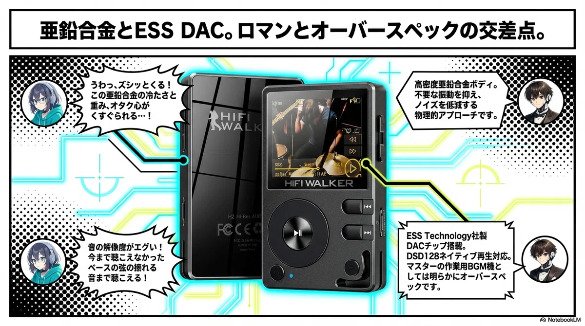 スマホを捨てよ、ホイールを回せ。HIFI WALKER H2が切り拓く