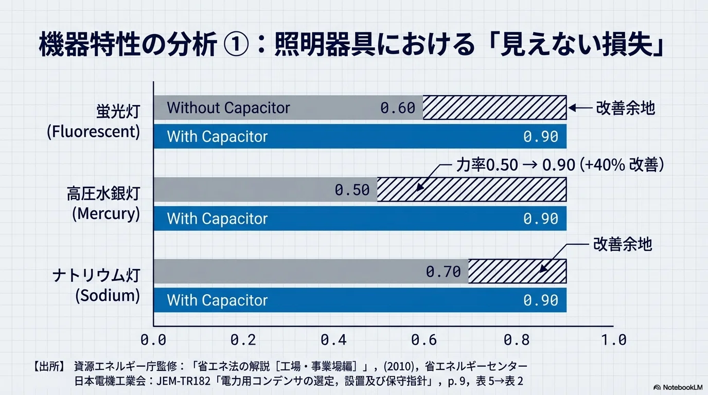 工場設備における力率向上の実務ガイド：省エネ法に基づく技術解説と