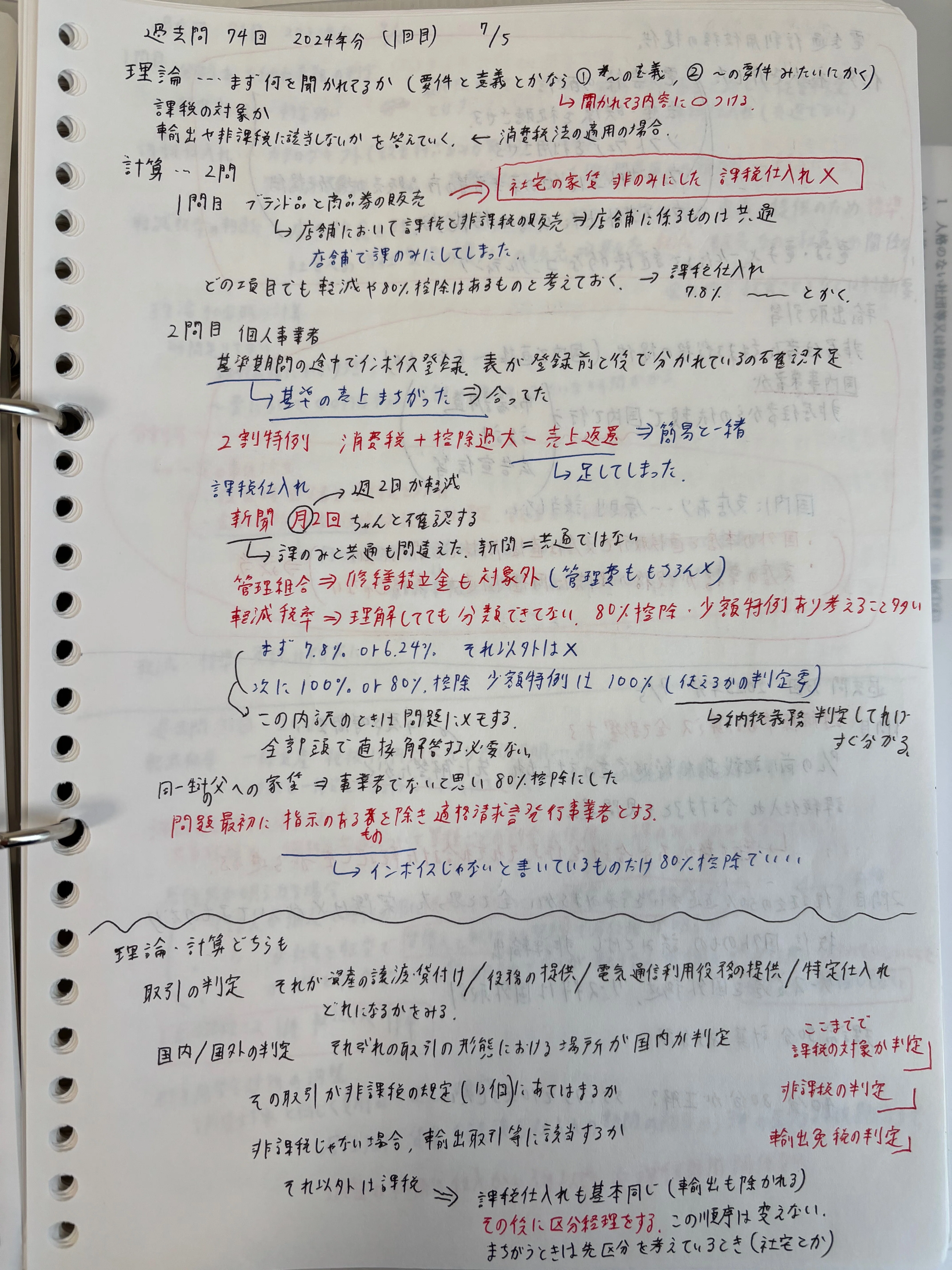 2025年②】税理士試験（財表・消費）葛藤編〜崩れていく計画、それでも