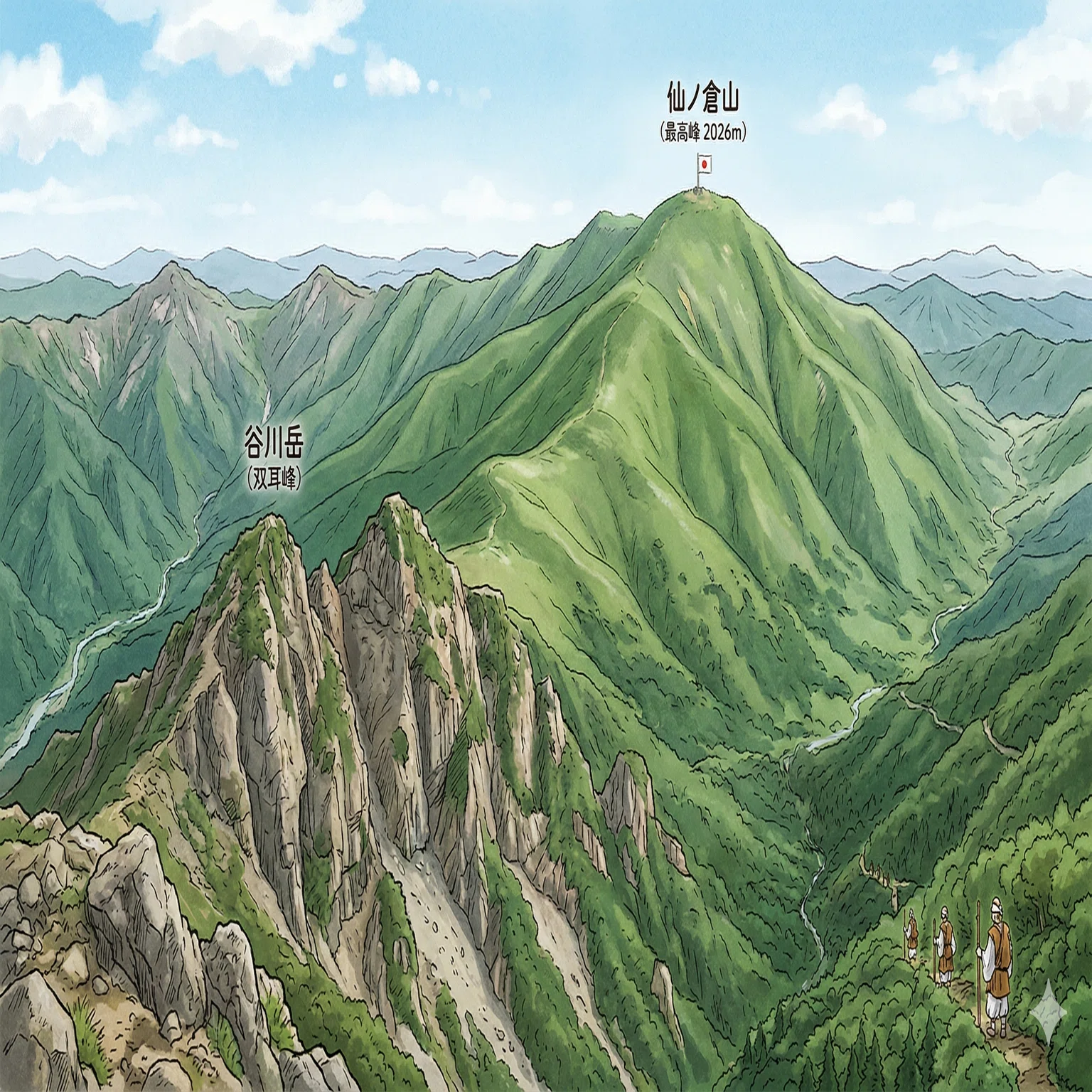 2026年の注目峰「仙ノ倉山（標高2026m）」〜西暦と同じ標高を持つ
