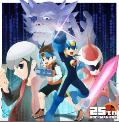 メイキング】ロックマンエグゼ25周年イラストを描く｜N-guchino