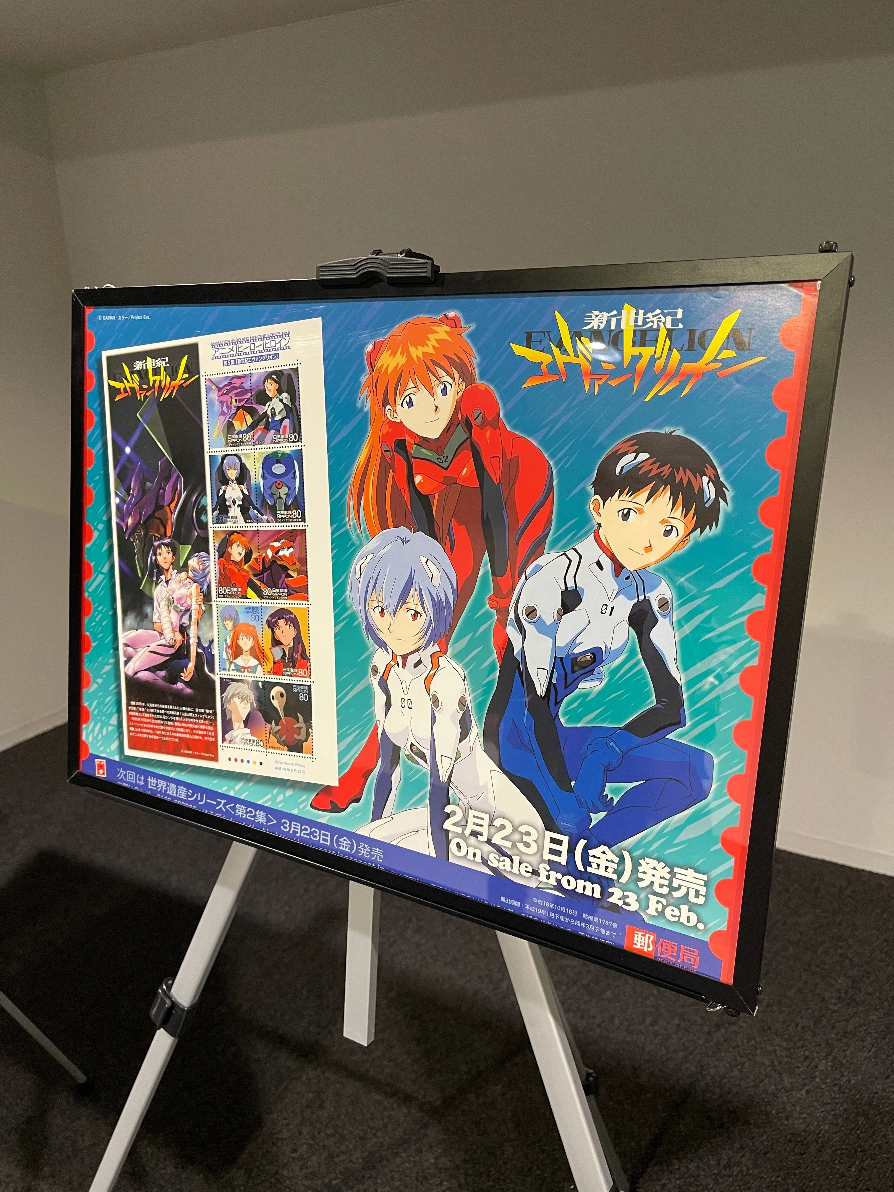レア】新世紀エヴァンゲリオン ビデオ/LD店頭告知ポスター2枚+1枚 レア
