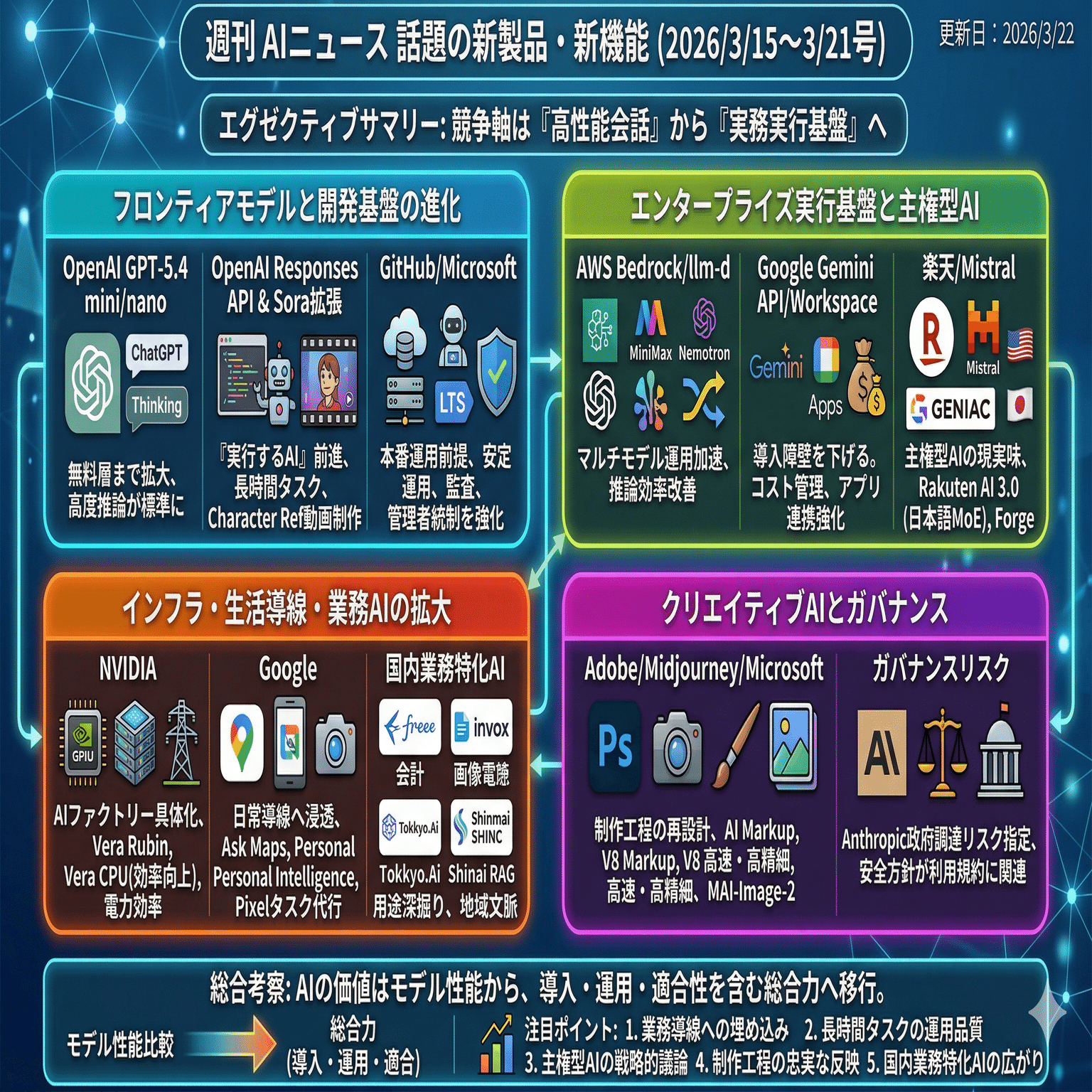 週刊｜話題のAI新製品・新機能ニュース(2026/3/15〜3/21号)｜Yasuhito