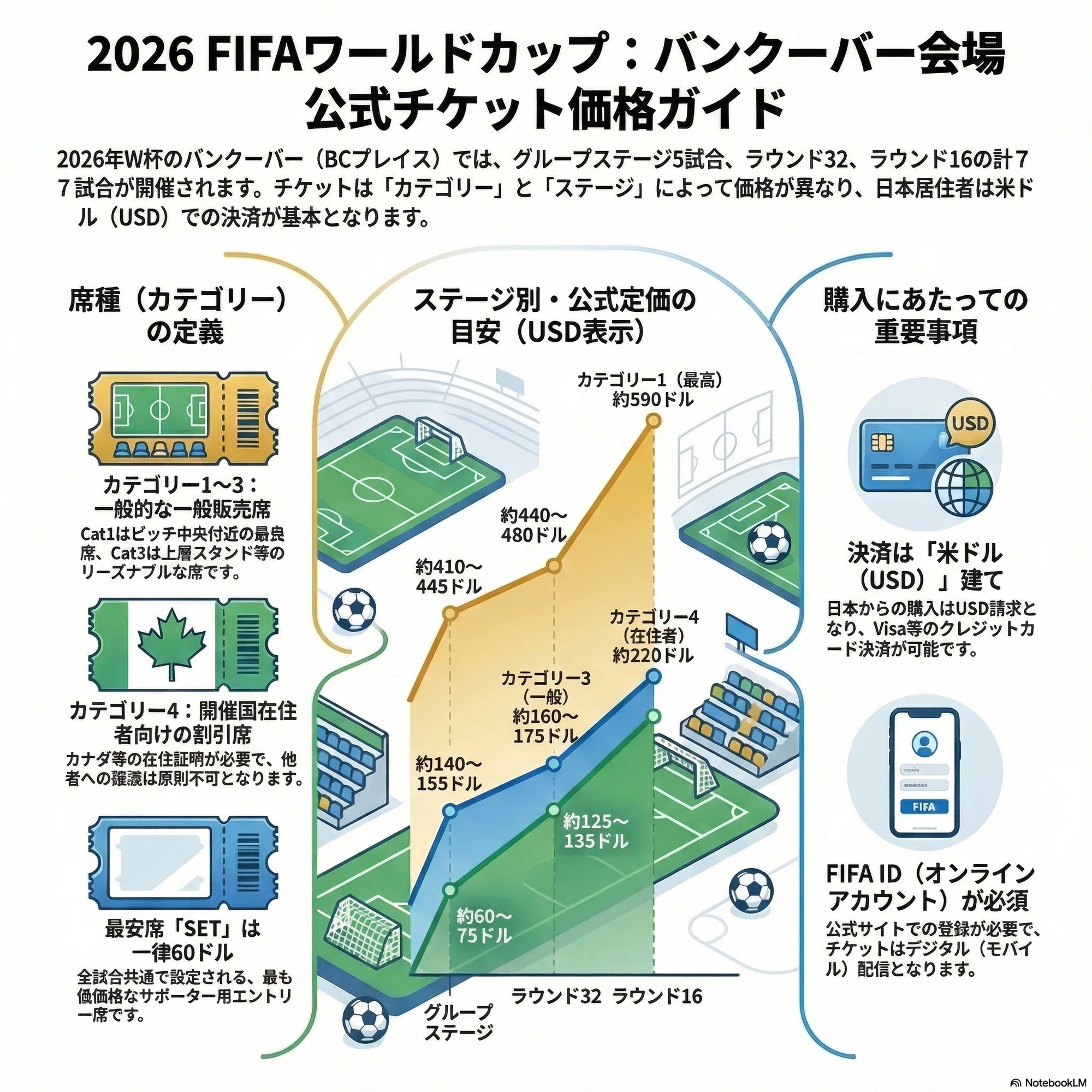 バンクーバーで2026W杯を観よう②FIFA IDを作ってみた―チケットを探し