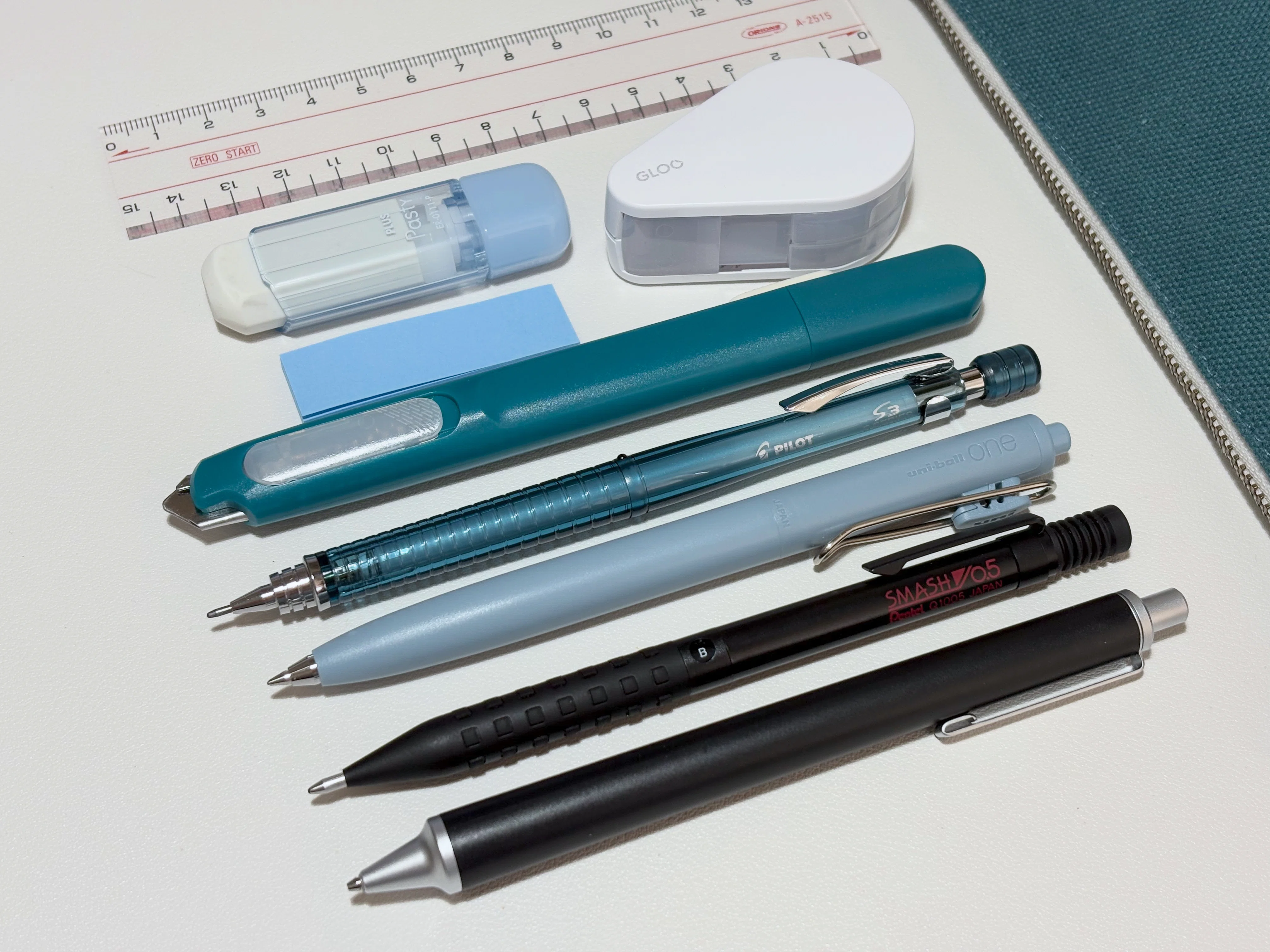 シャーペン、ボールペン6本＋ペンケース 【公式通販】