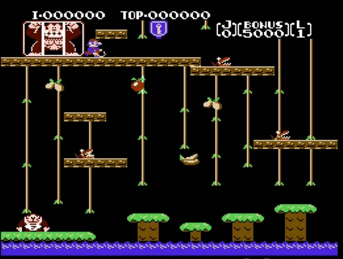 ゲームレビュー137】「ドンキーコングJR」もやってみよ！｜こーさんち
