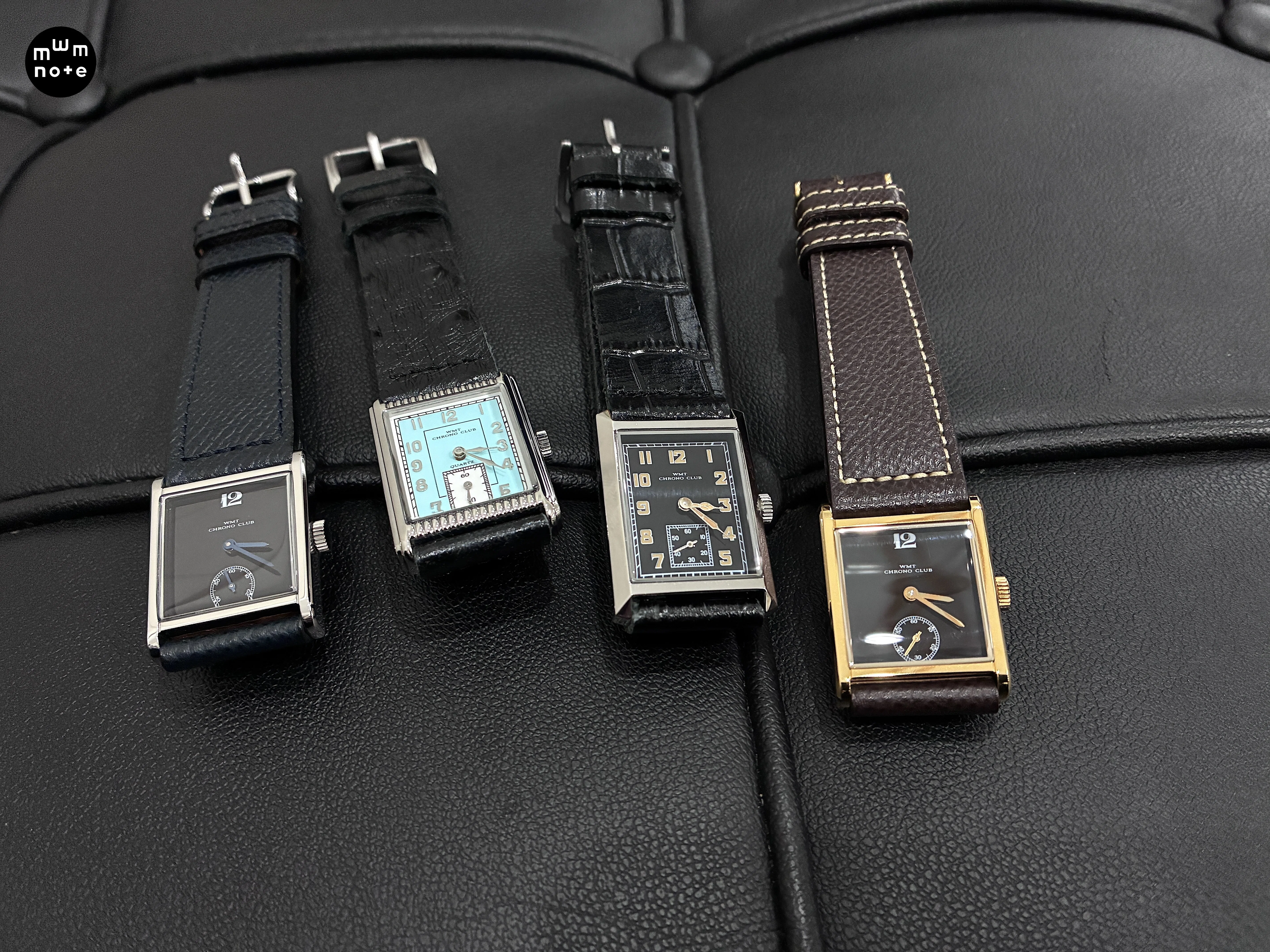 WCNC(WMT CHRONO CLUB)のスクエアウォッチが続々と増殖中です｜MWM MIZORAH