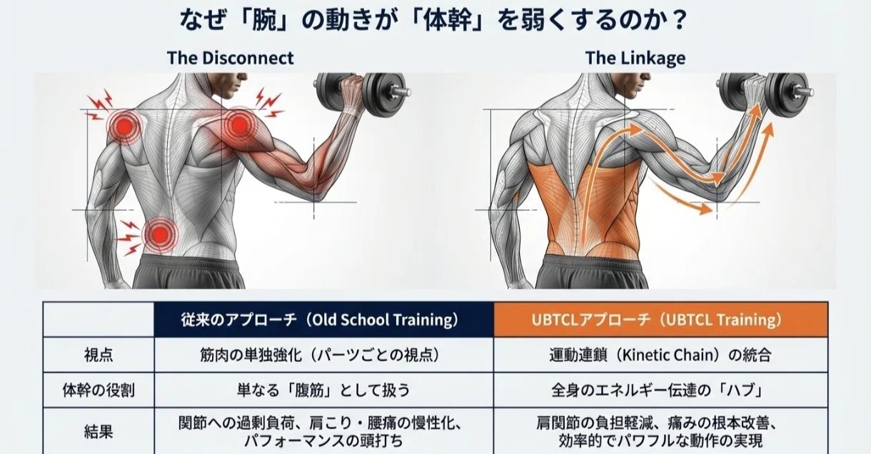 肩こり・腰痛を根本から変える！最新「Upper Body to Core Linkage
