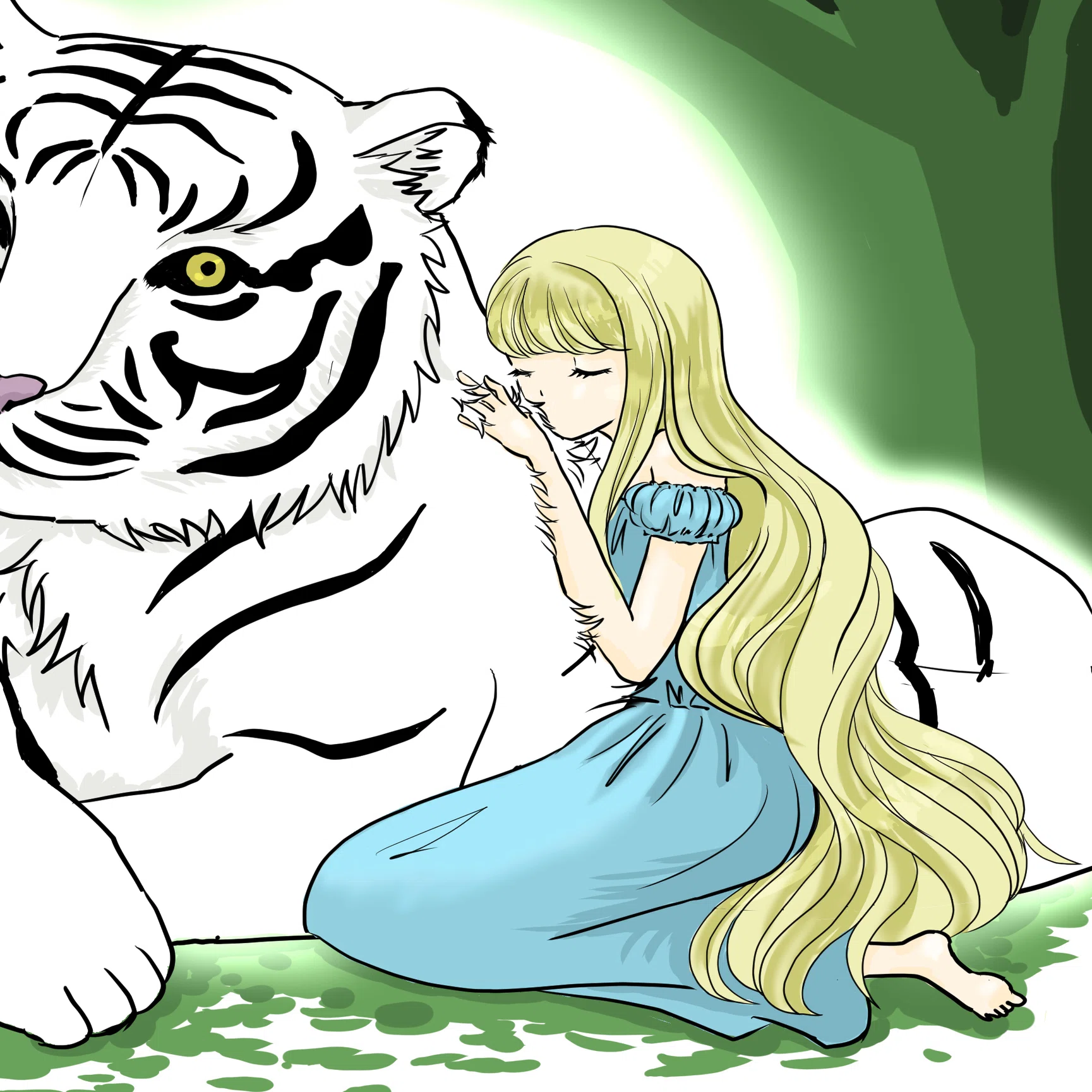 50日目 1日1枚イラスト描くよ】｜森月あふれ