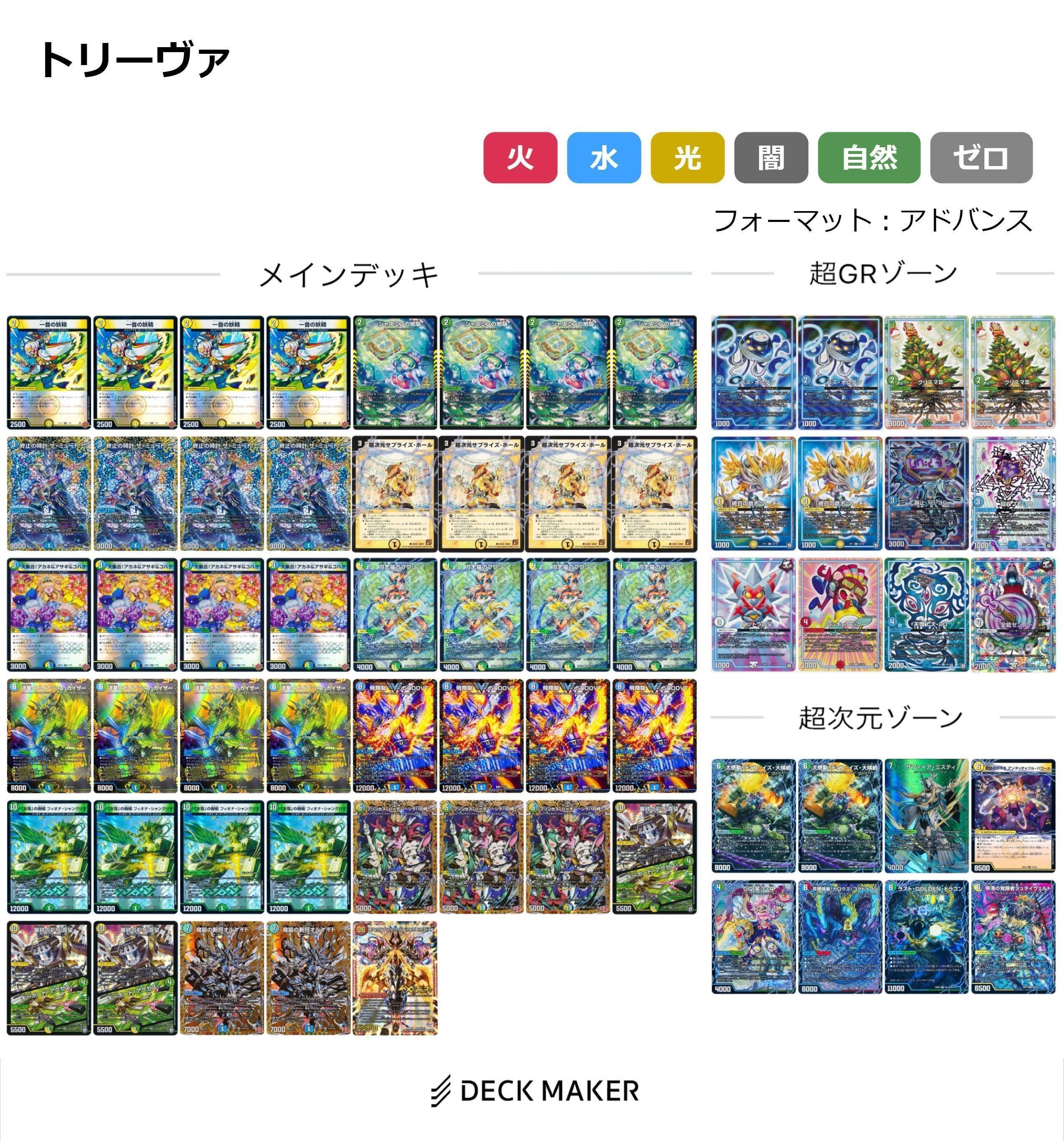 トリーヴァシャングリラ　デッキ　デュエル・マスターズ トリーヴァシャングリラ調整記事｜主mo