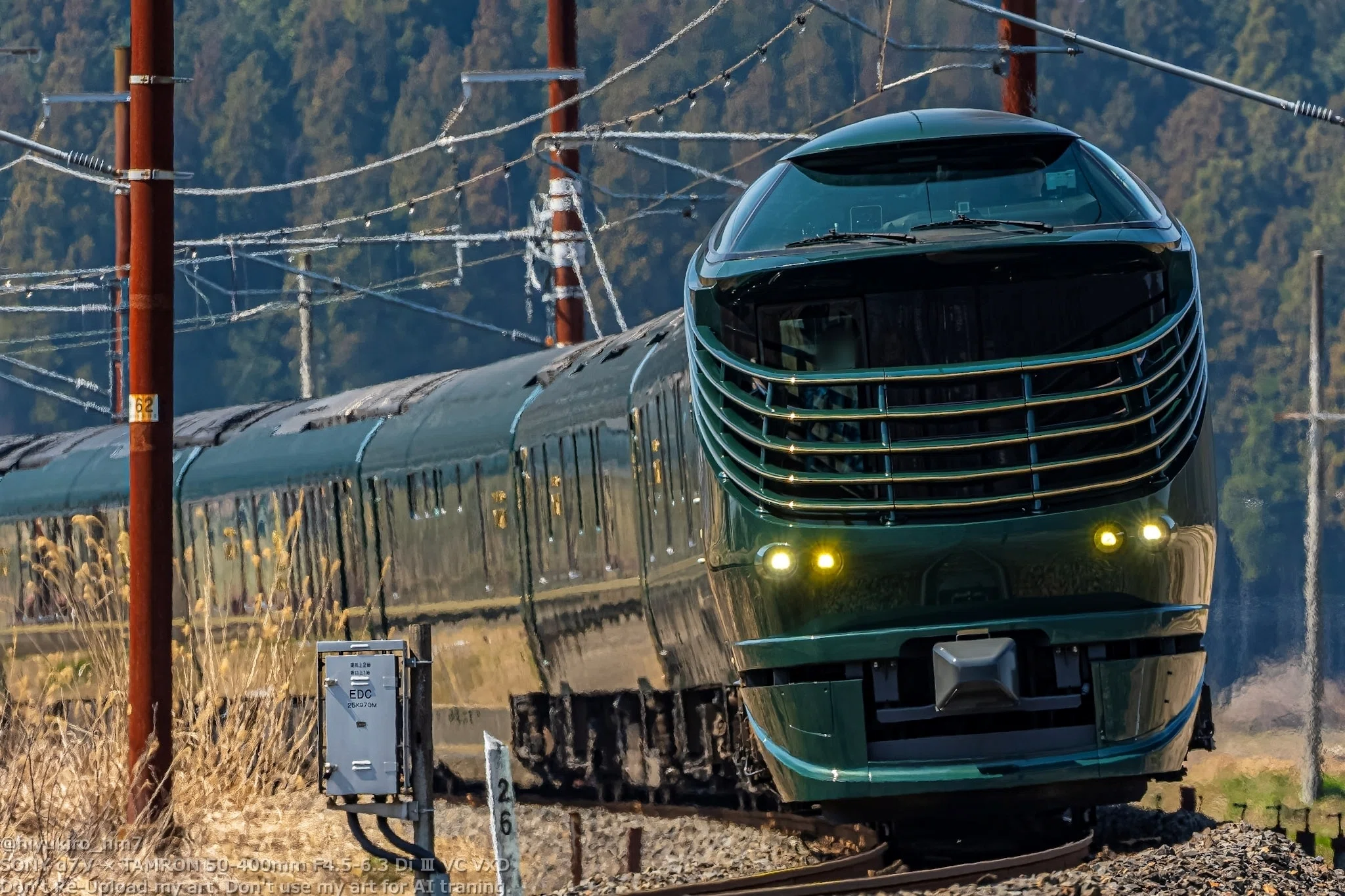 鉄道撮影記】トワイライトエクスプレス瑞風が北陸本線にやって来た