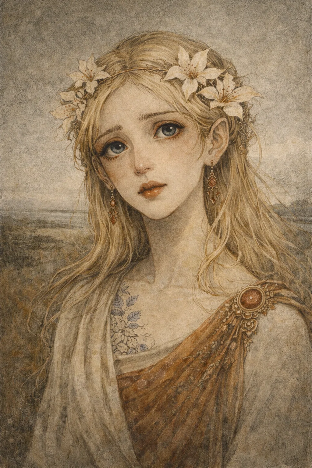 ChatGPTとお絵描き／3月23日・美人画シリーズ（その1）｜K_Kameno