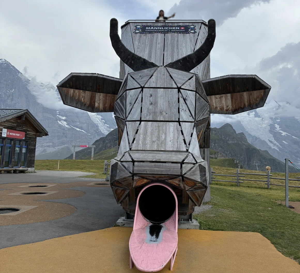 カウベルの音に癒される🐂 | メンリッヘンで遊ぶ夕暮れ (スイス旅行