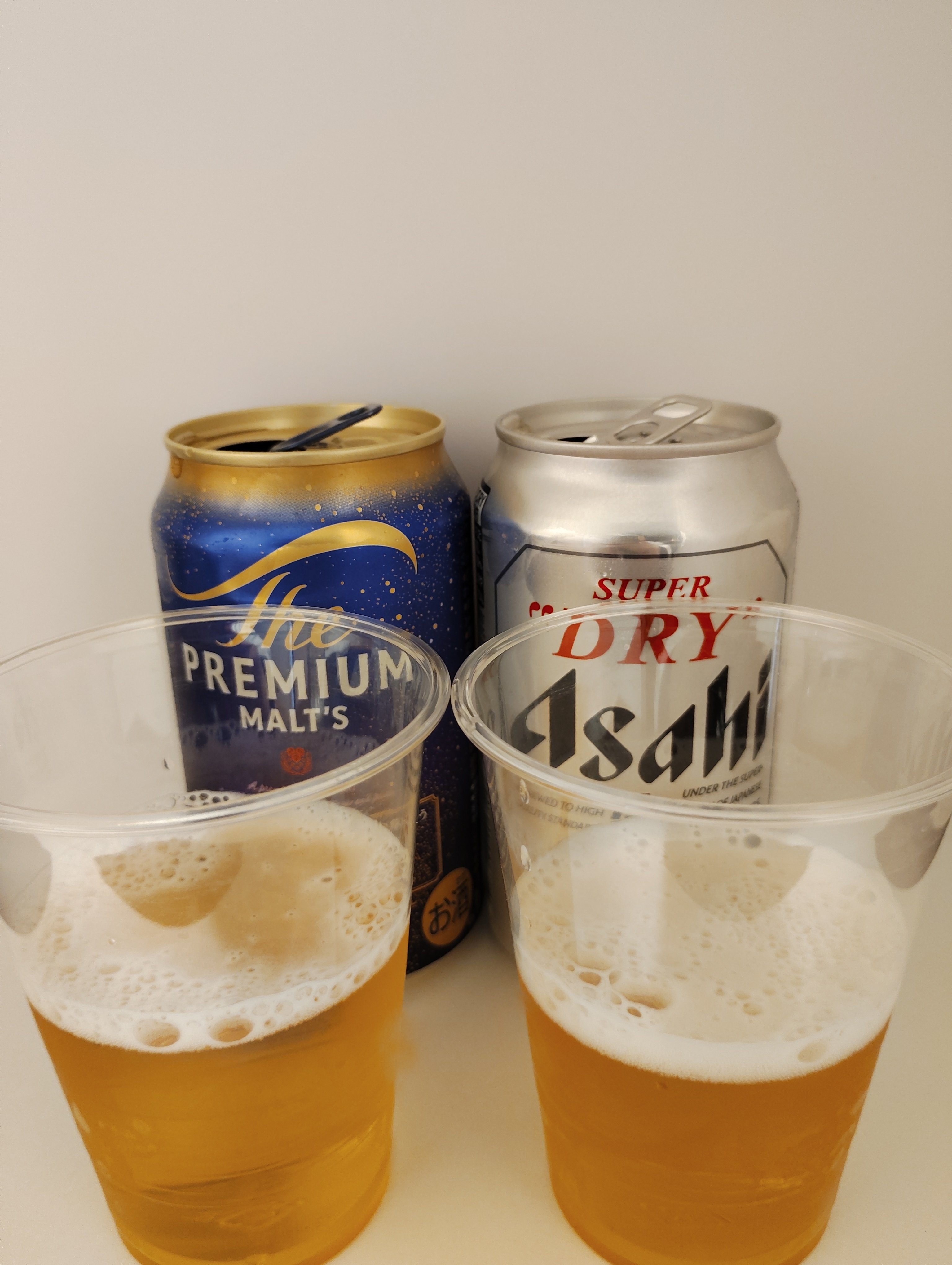 ザ・プレミアム・モルツ アサヒスーパードライを飲み比べ／大手ビール