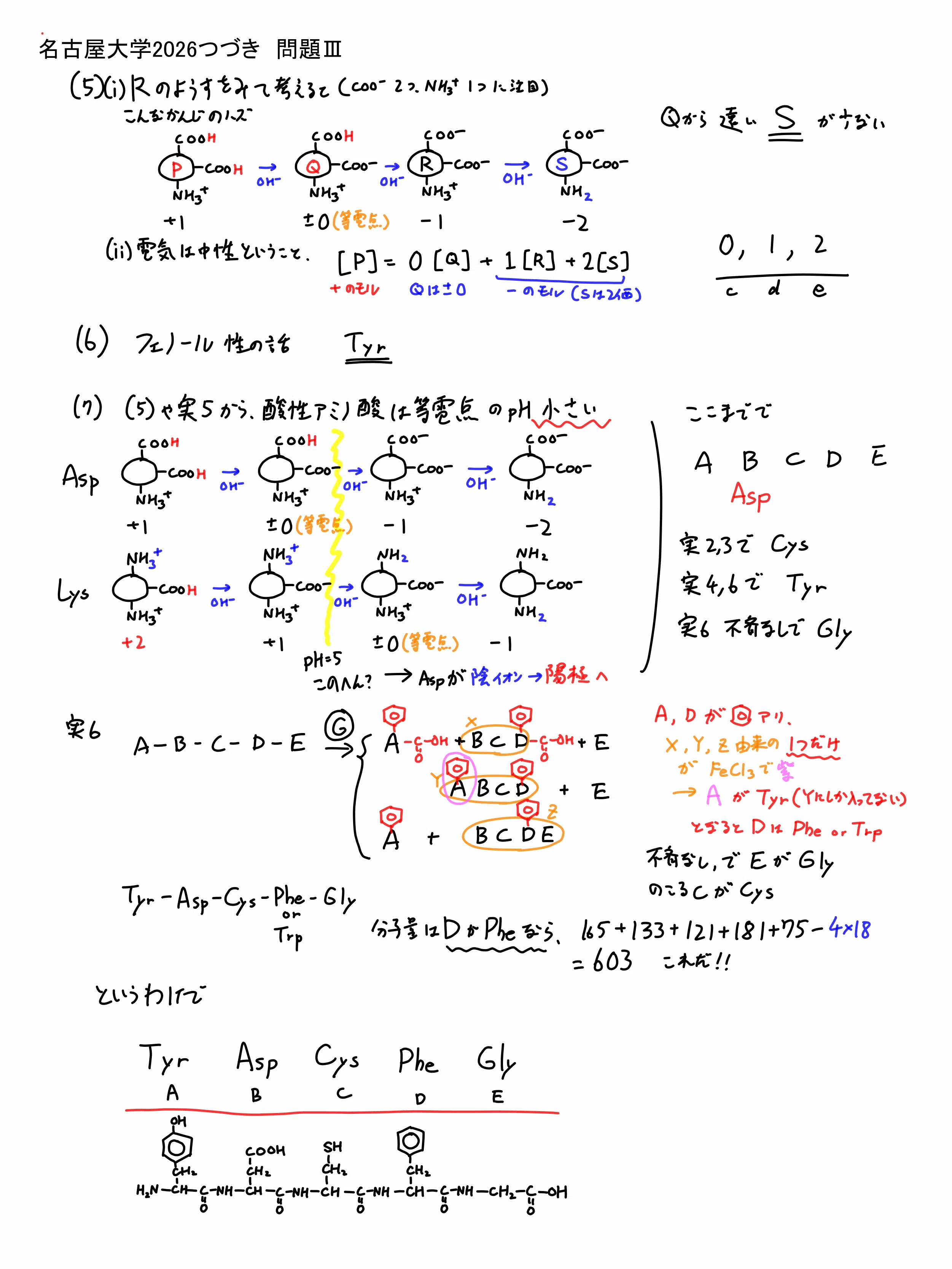 2026名古屋大学入試問題 二次試験 化学 解答解説｜宮元一賢⌬Miyamol