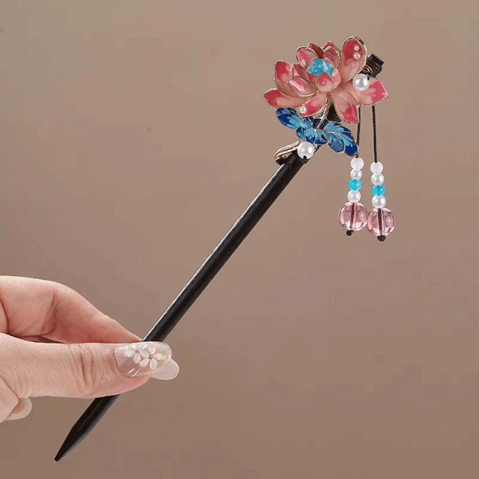 黒檀木かんざし