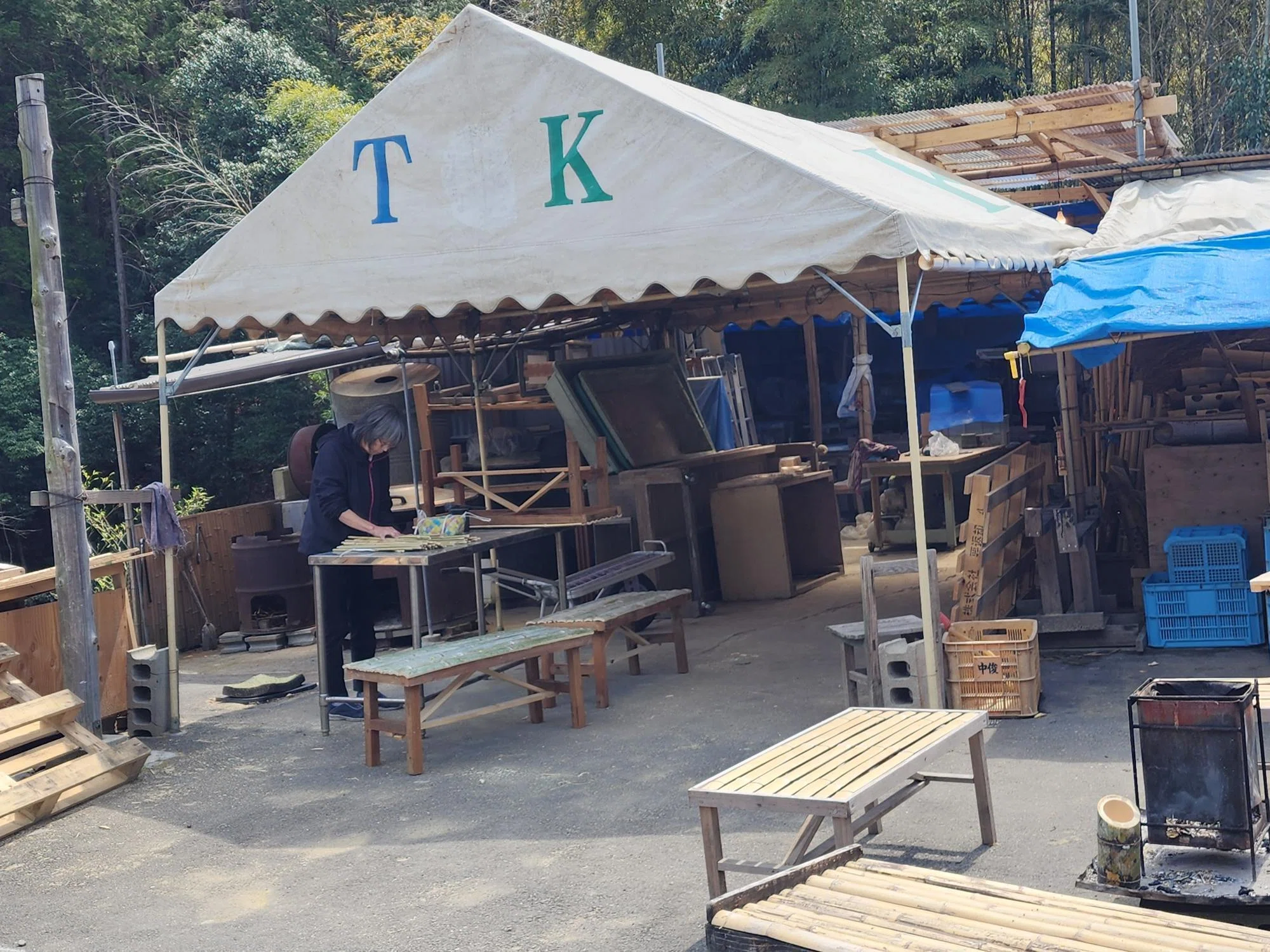 京都市西京区】いよいよ新タケノコ登場！ 竹の里で軒下販売を続けて50