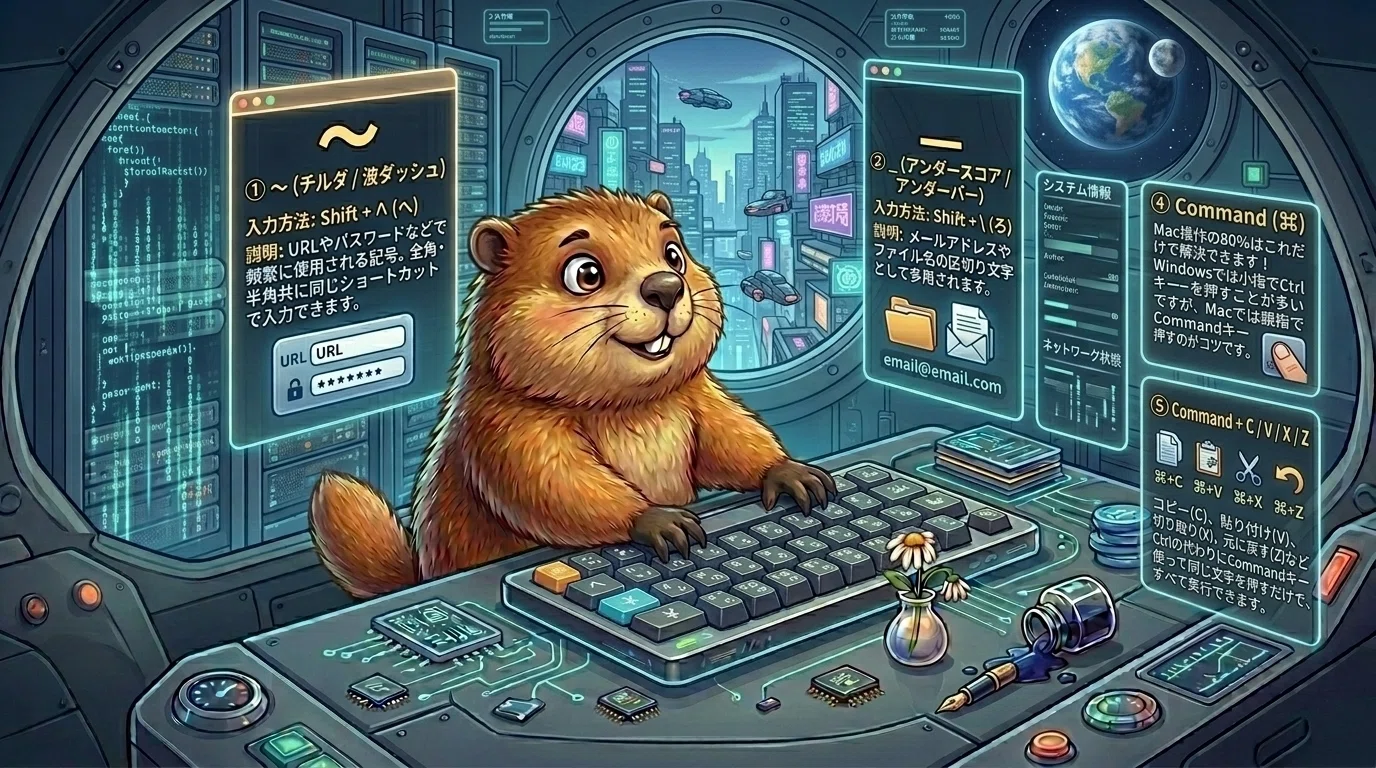 第10回】キーボード記号の読み方＆Windows→Mac乗り換え時の壁を越える