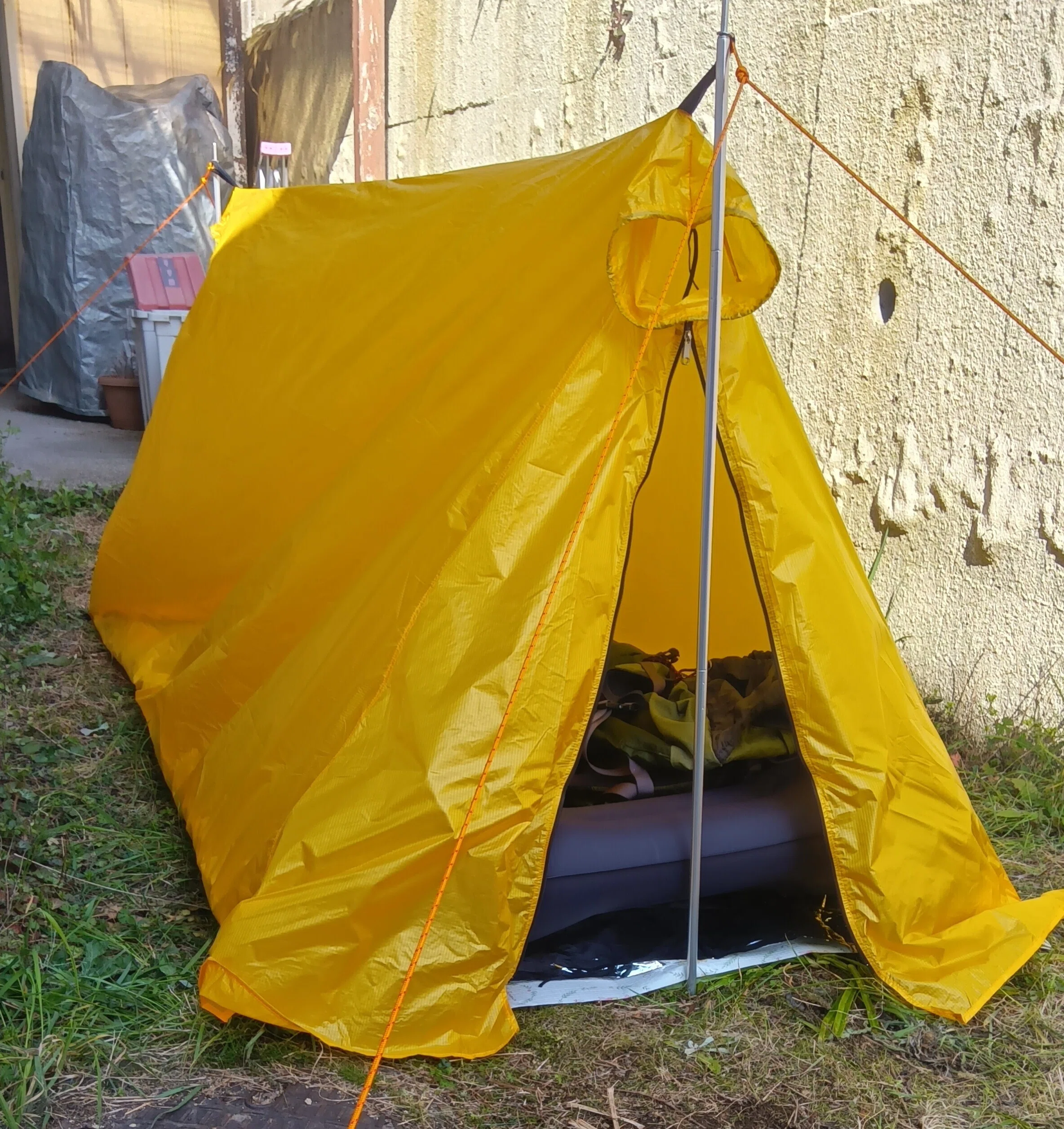 激レア　REI TENT 1979年製　値引き不可 40-year-old man, first time camping in a tent｜西村徳真(NishiPRO)