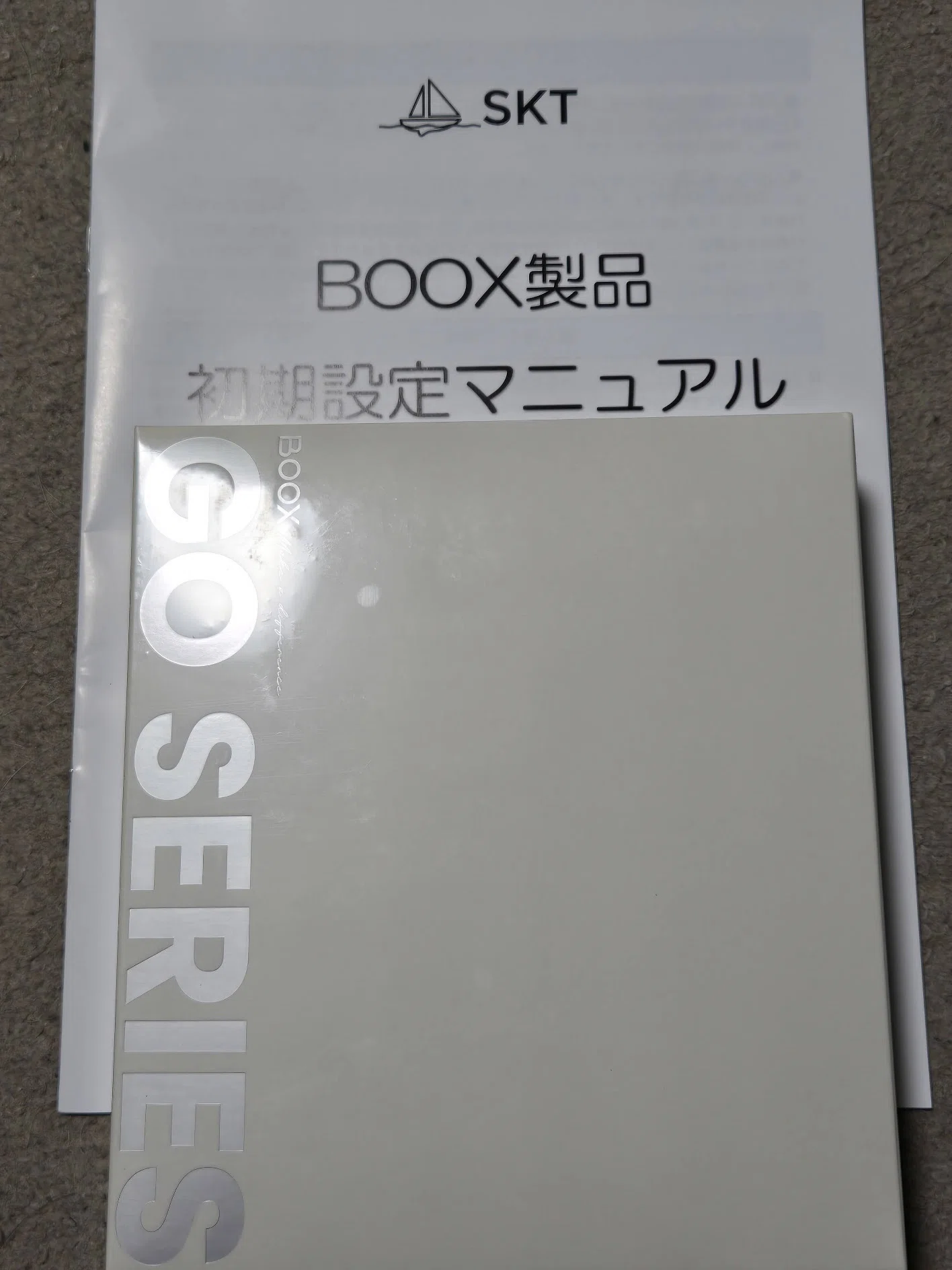 BOOX Go7開封｜ようちゃん(たなよう)