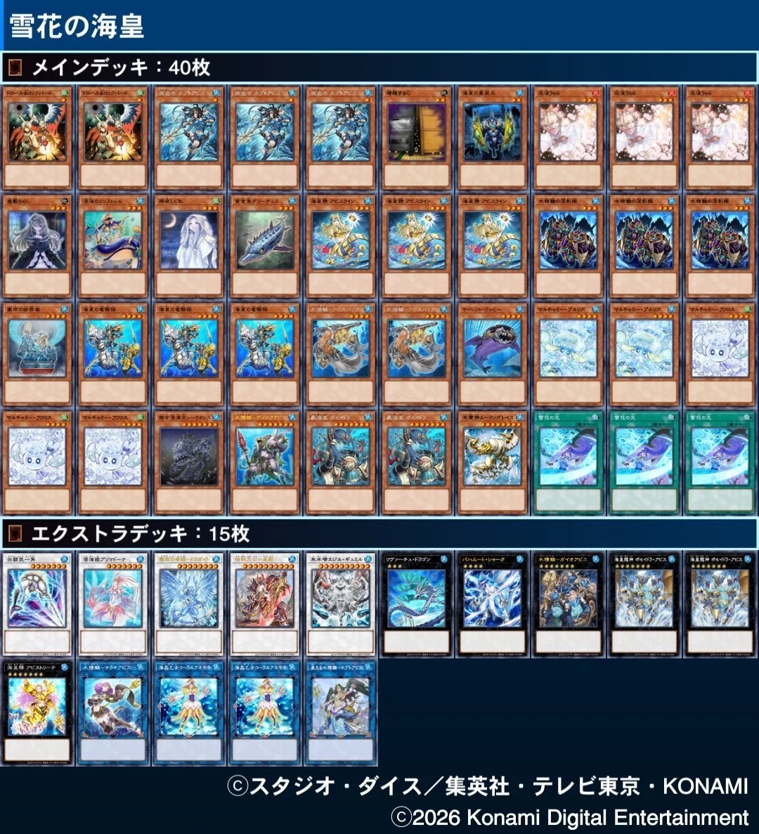 遊戯王マスターデュエル】海皇水精鱗デッキについて｜Uさん
