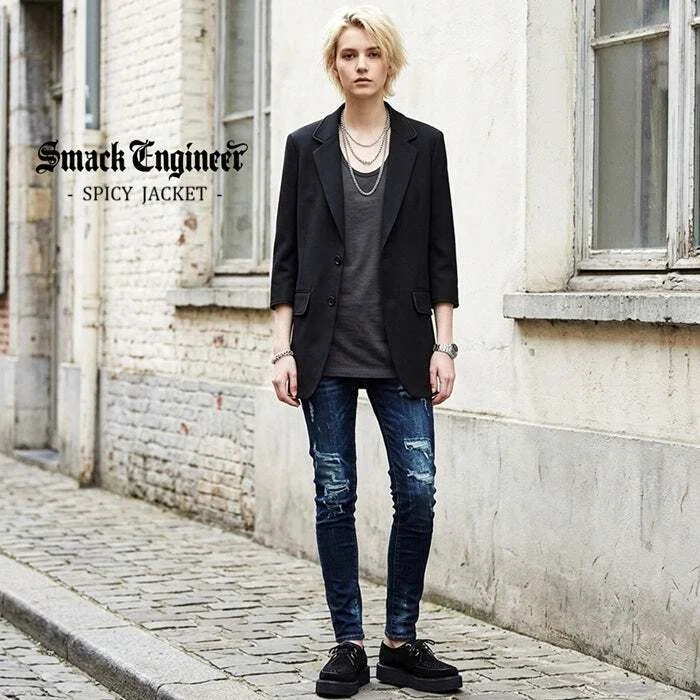 New Styling Photo』✨SMACK ENGINEER / 七分袖テーラードジャケット