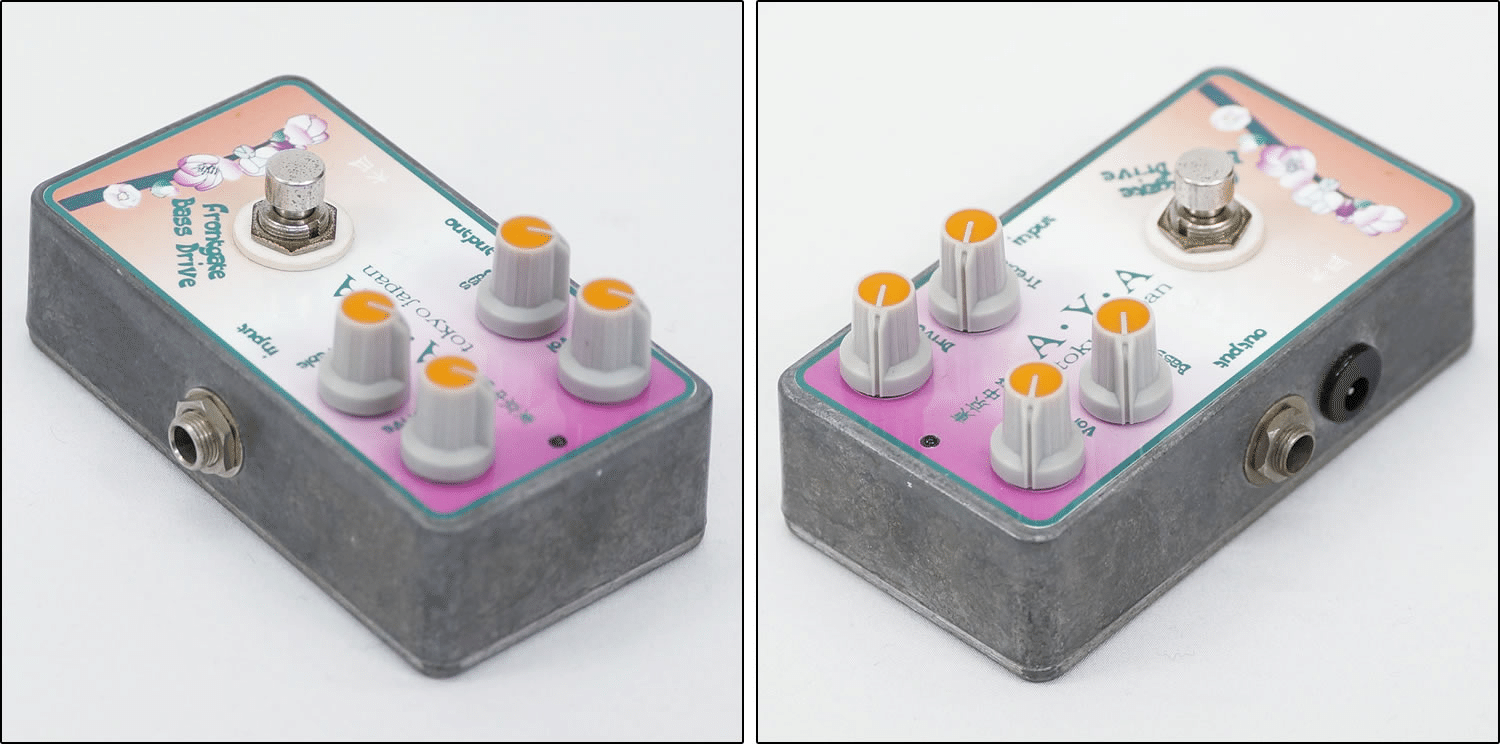 ベース A.Y.A Frontgate Bass Drive 特選中古品！AYA Tokyo Japan によるベース用ドライブペダルが中古で