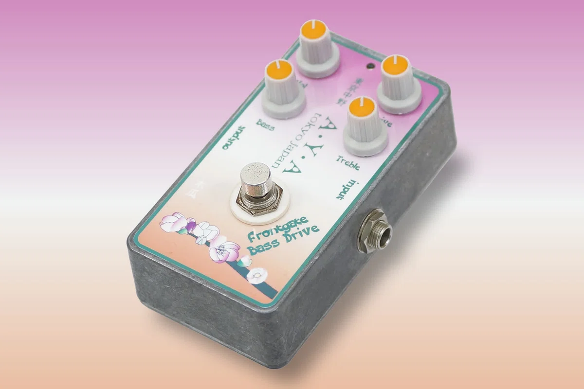 ベース A.Y.A TOKYO JAPAN FrontGate BassDrive 特選中古品！AYA Tokyo Japan によるベース用ドライブペダルが中古で