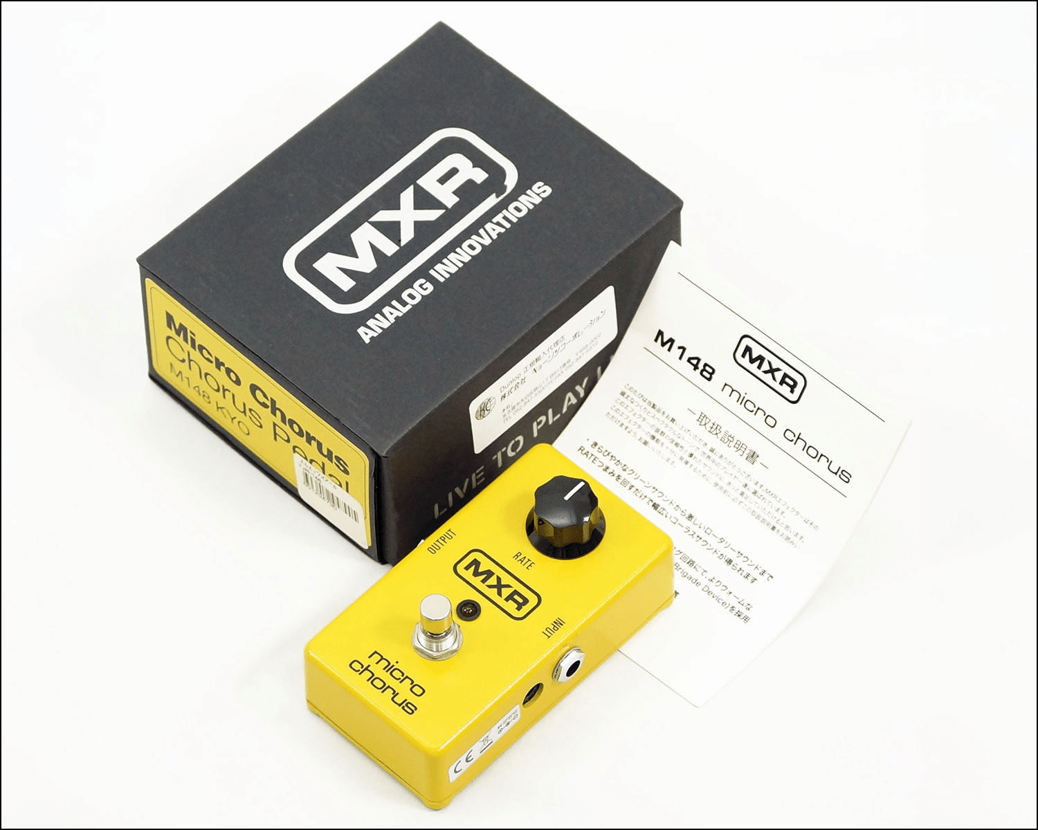 MXR Micro Chorus M148 中古美品 箱取説付 動作OK 特選中古品！MXRの大定番コーラス「M148 micro chorus」が中古で入荷