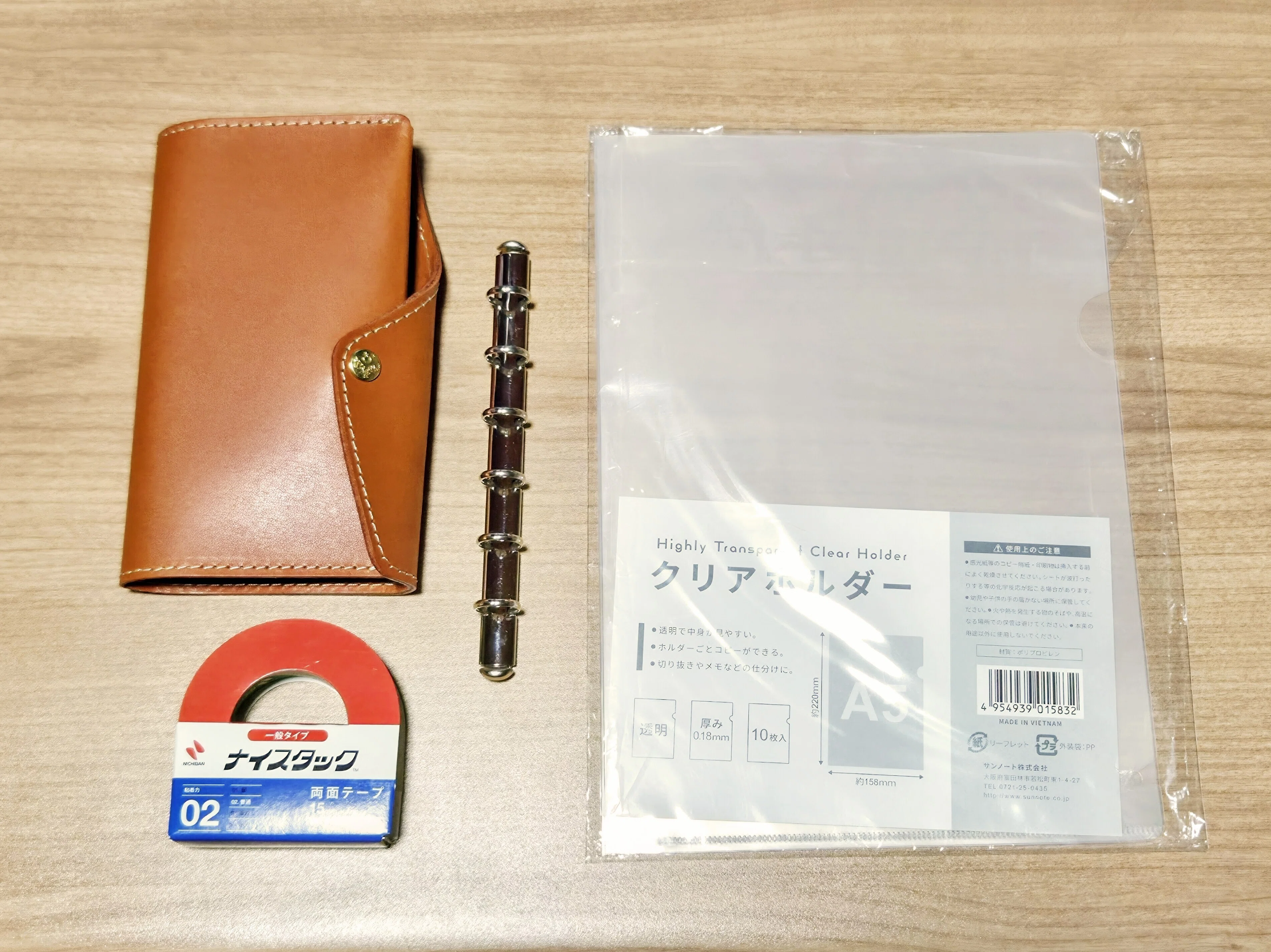 HUKURO Handy pick手帳カバーをミニ6ナロー化｜butter ghost