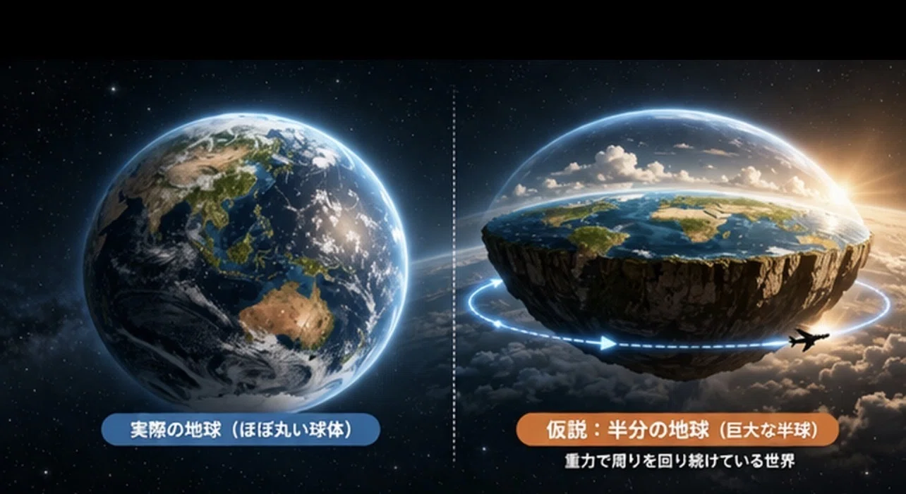 もし地球が“半分だけの世界”だったら？という仮説を本気で検証してみた