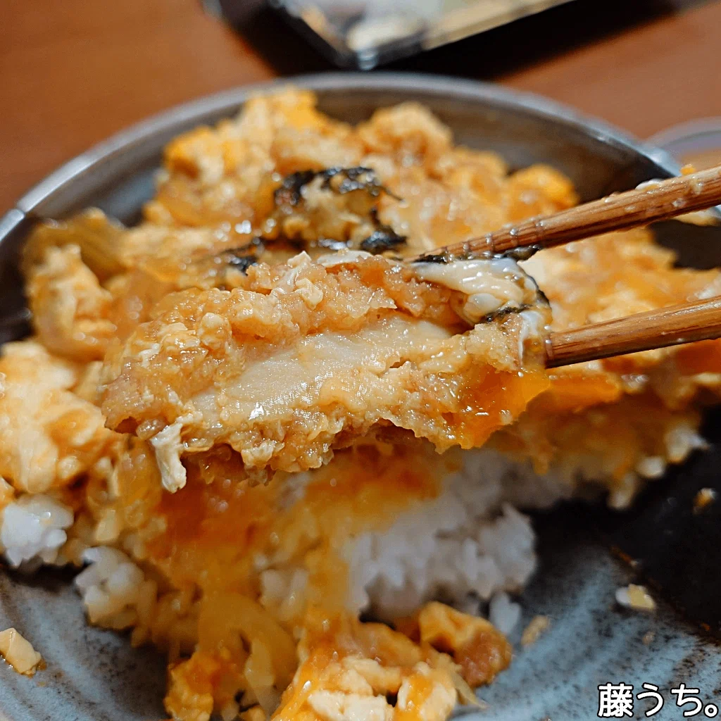 現代人向けの介護流動食｜トライアル 三元豚ロースかつ重｜藤うち。B