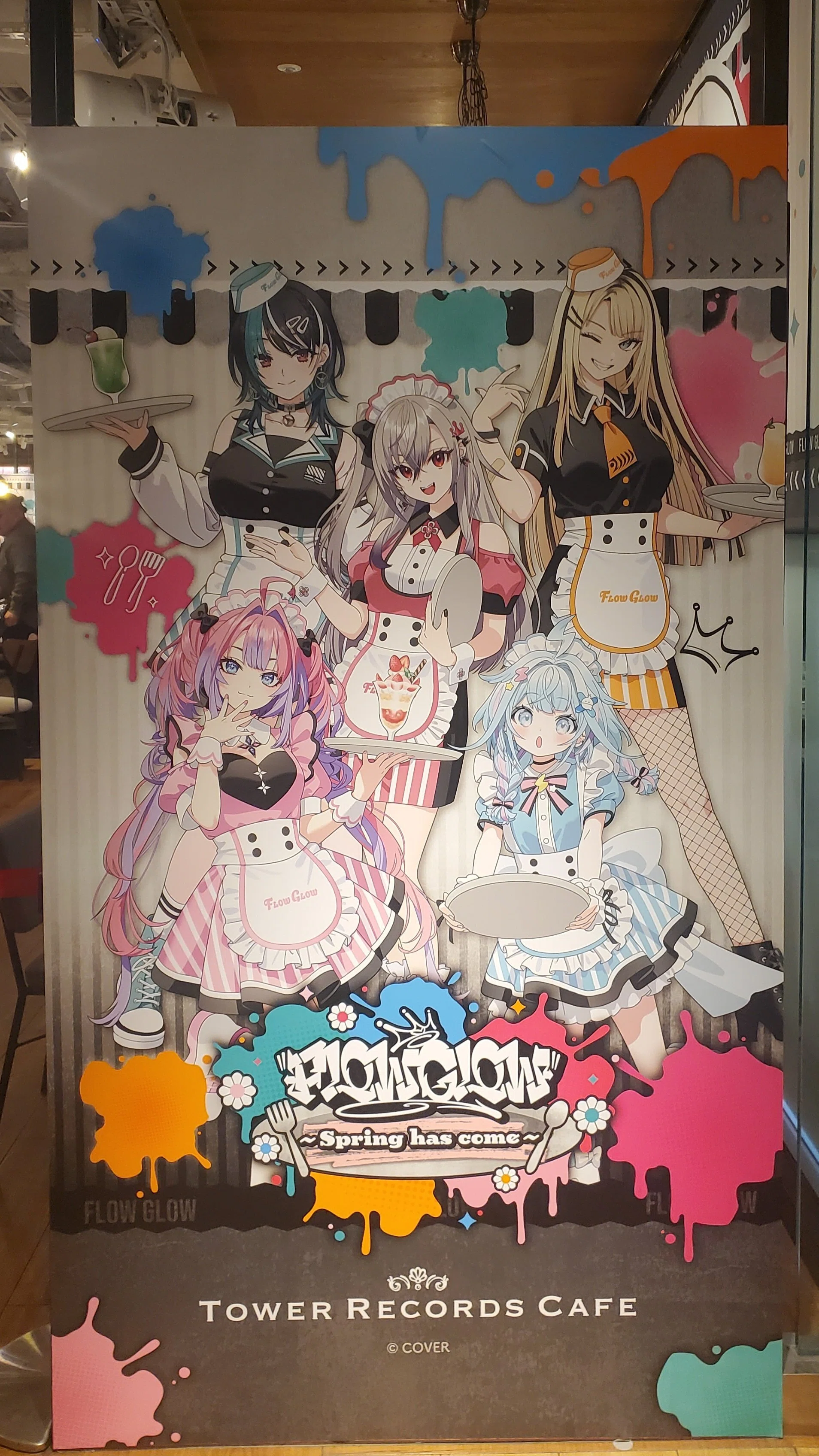 FLOW GLOW】タワーレコードカフェコラボ 「FLOW GLOW 〜Spring has