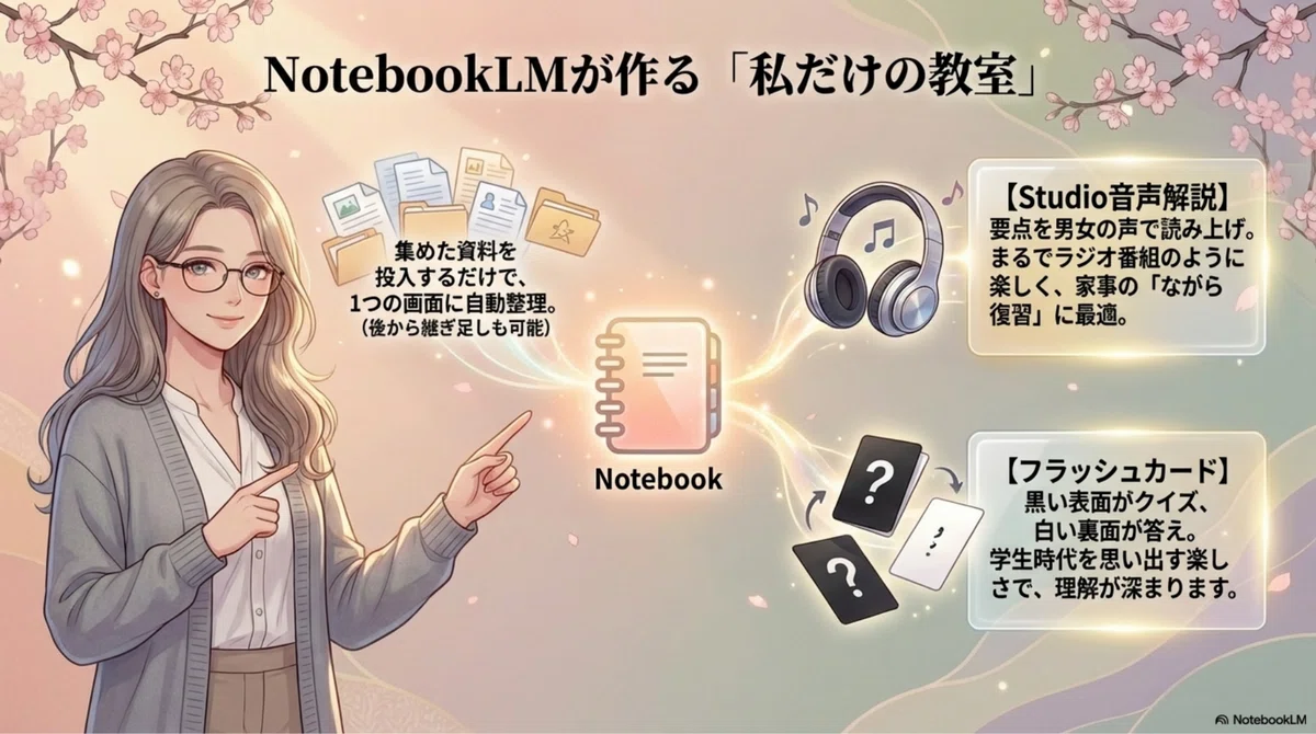 NotebookLMが作る「私だけの教室」
