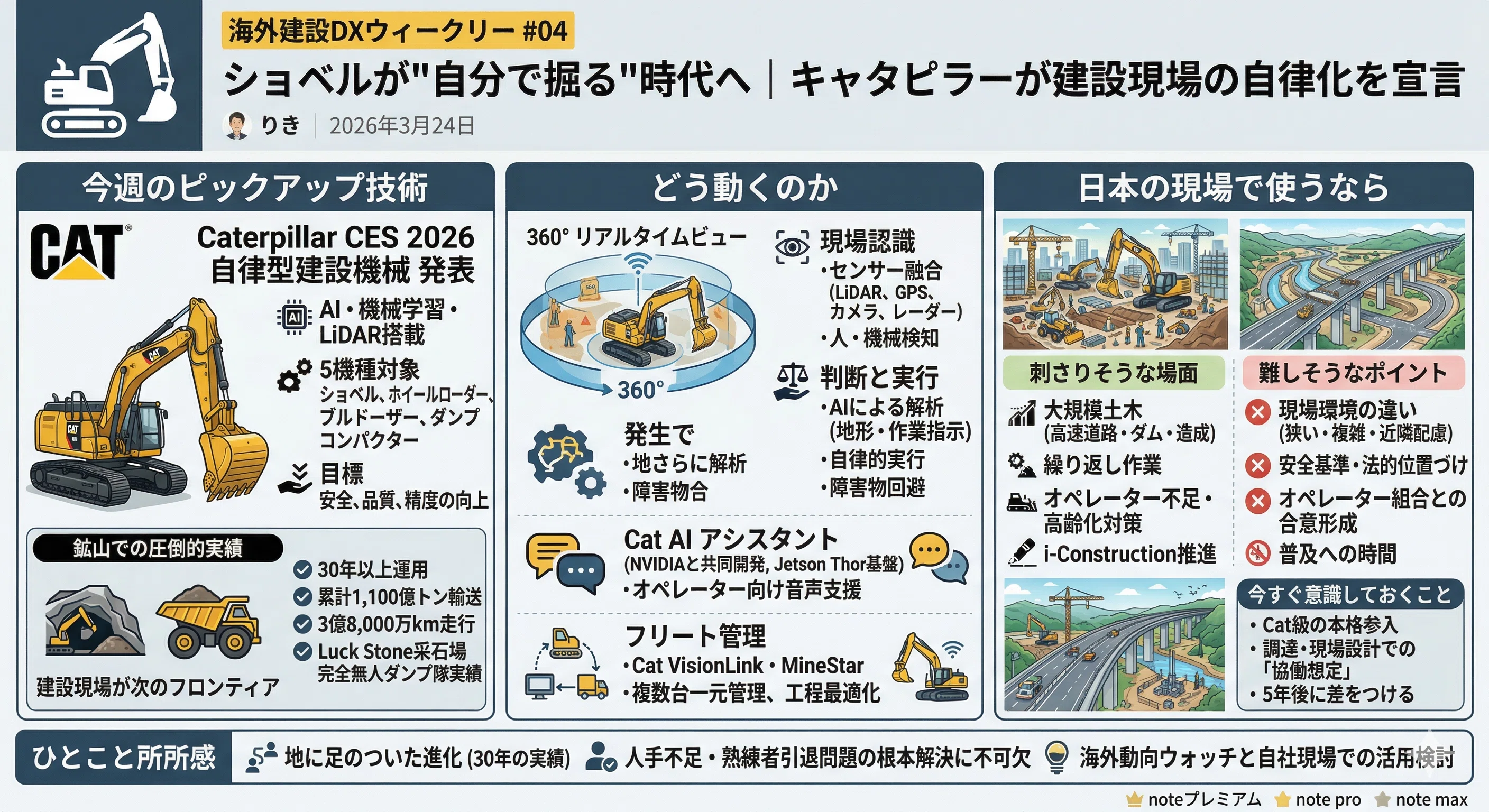 サベージキャタピラー整備できる方 メンテナンスの重要性とメンテナンスキット | 建機活用術 | Cat 建機