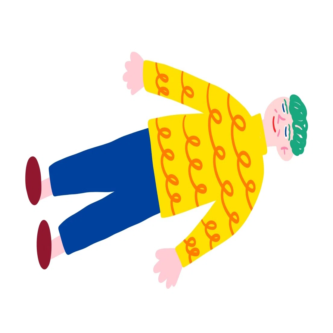 酔っ払いおじさんと陶芸教室｜Maki Emura/イラストレーター