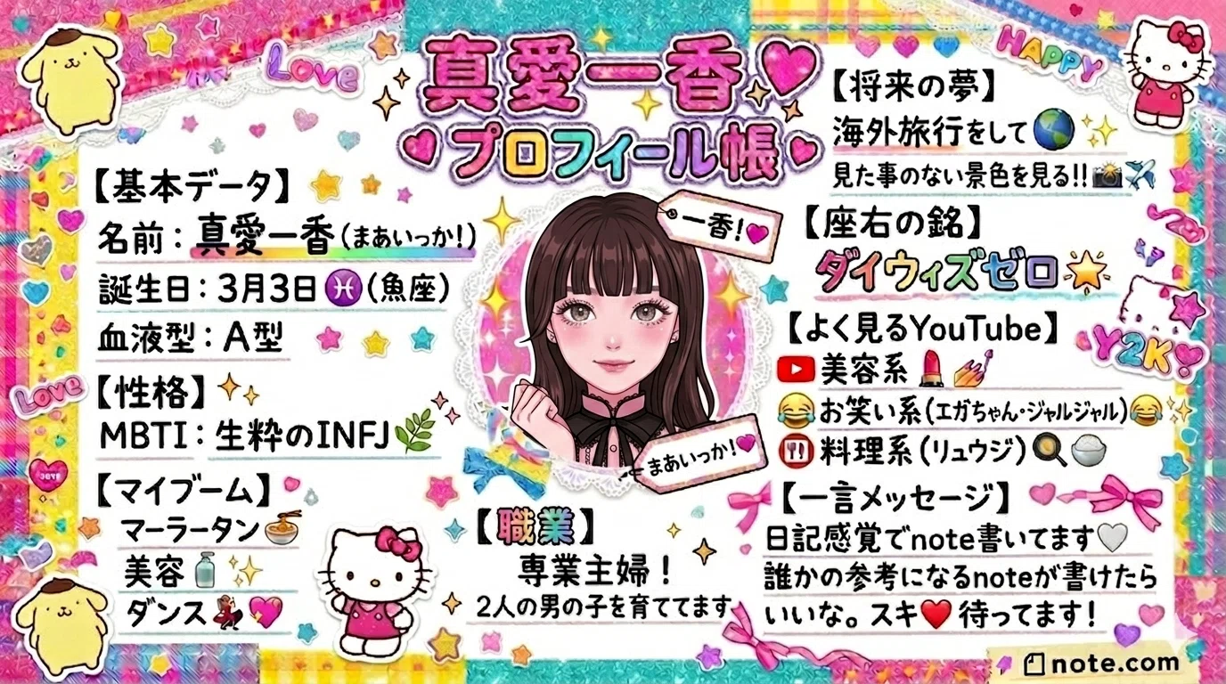 まゆ自己紹介必読 じ……1