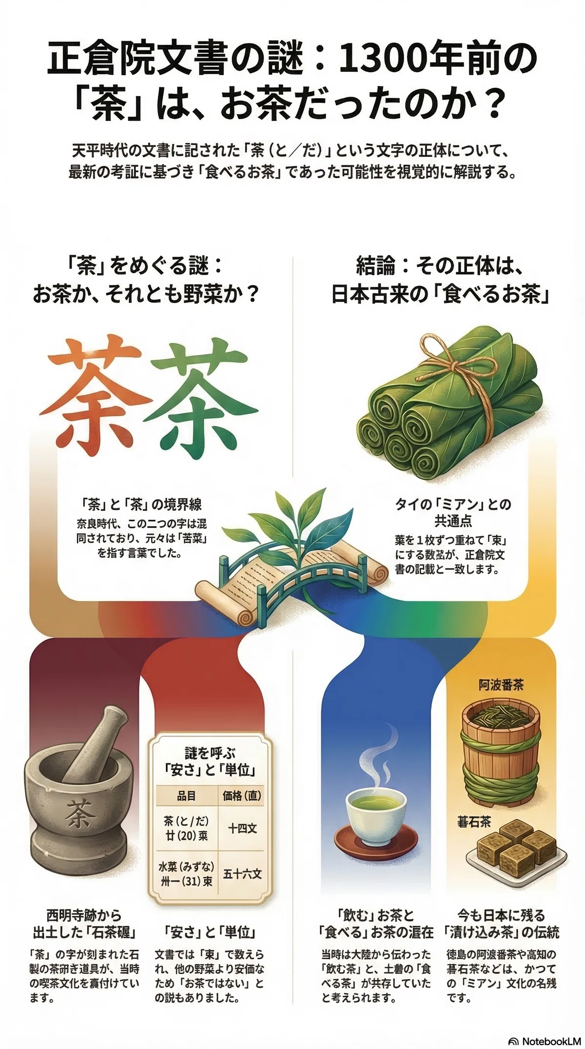 考察】正倉院の古文書で見つかった「謎の文字」。1300年前、お茶は激安 