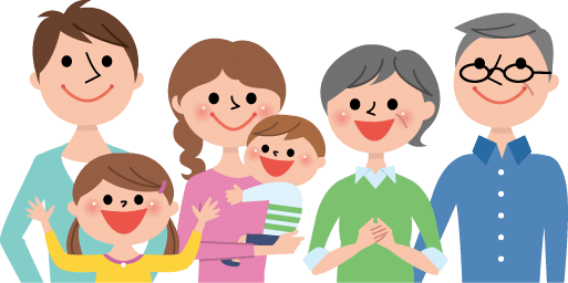 家族のイラスト
