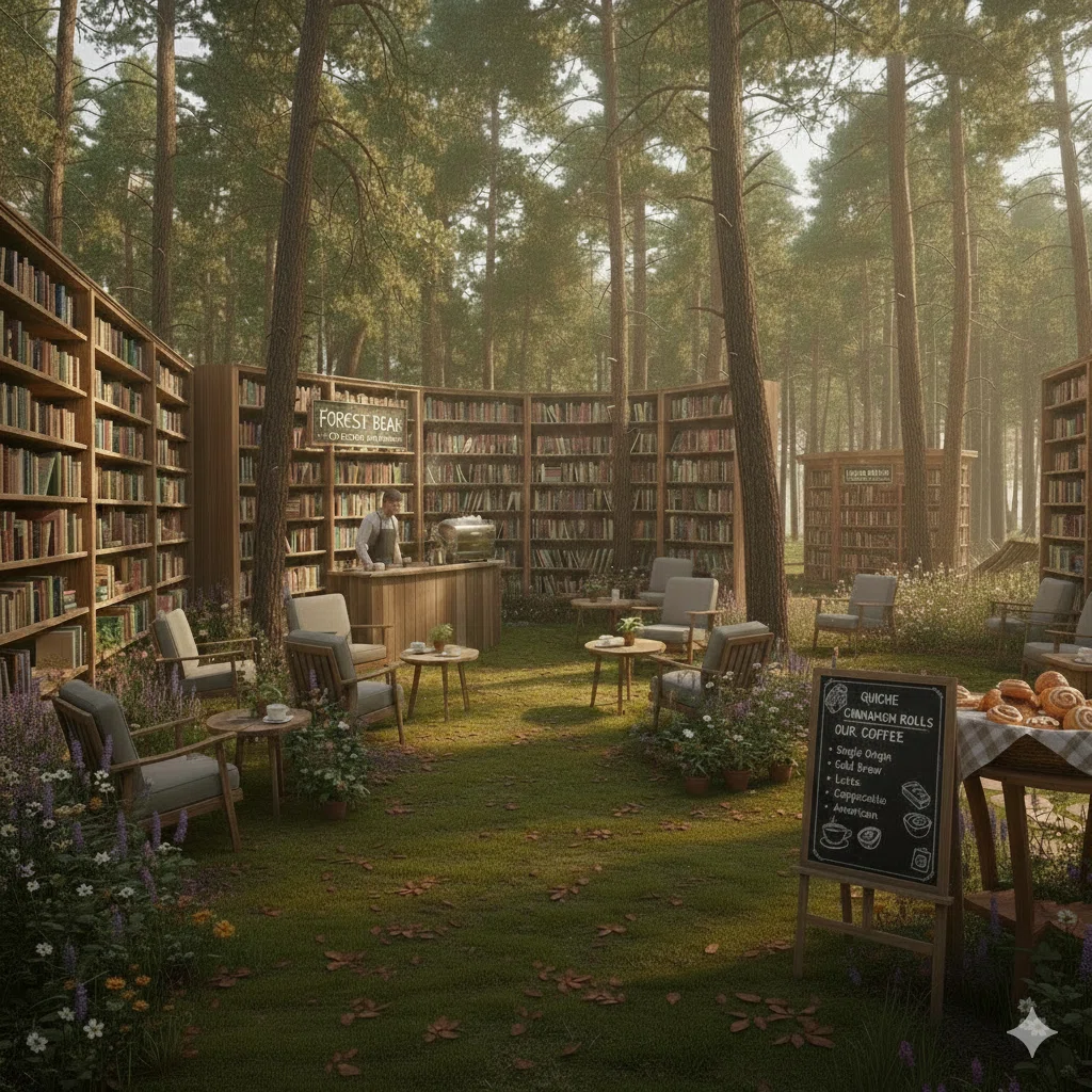 森の中の図書館
