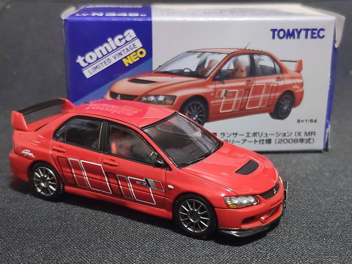 tomica LIMITED VINTAGE NEO 1/64 MITSUBISHI LANCER EVOLUTION Ⅸ MR