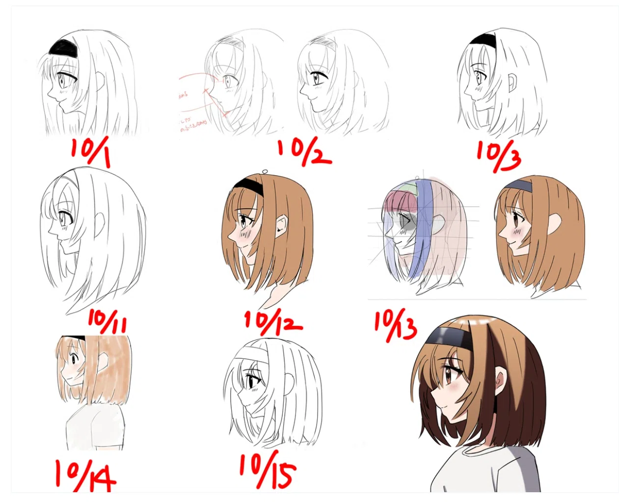 飽きっぽくて絵が下手な僕が1年間お絵かきを継続できて上達できた話